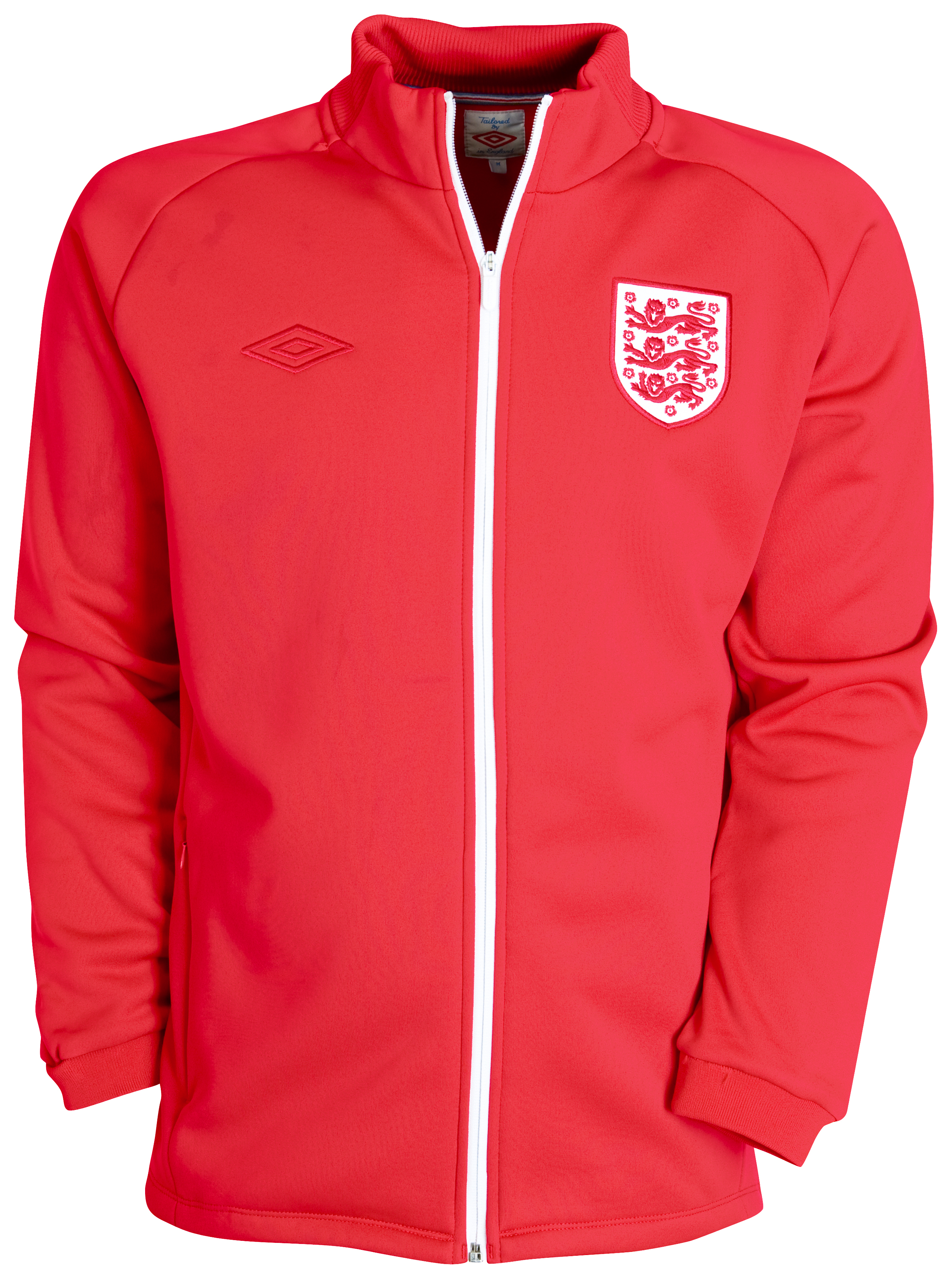 England Special Edition Track Jacket 2010/11 - Vermillion/Ruby Red/White