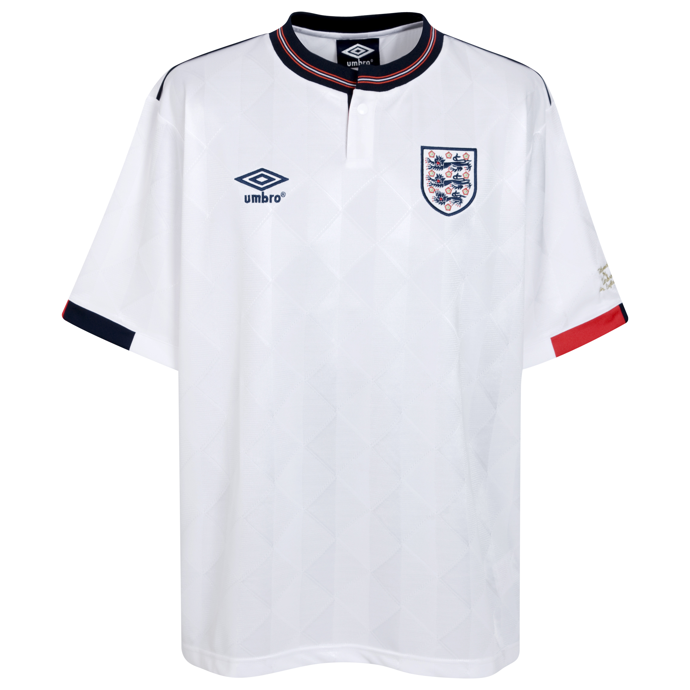 England Retro 1988 Euro Championship Shirt Small Image