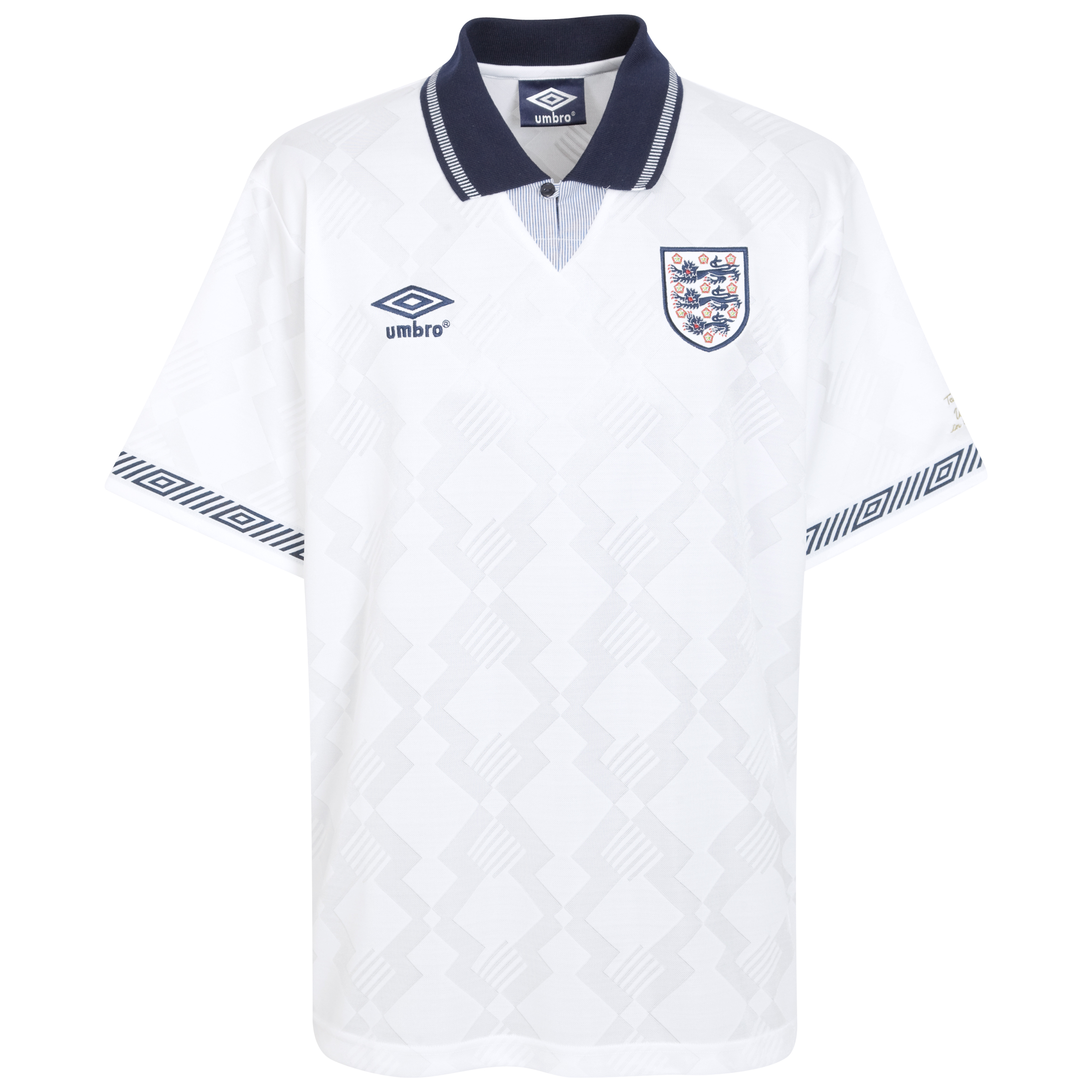England Retro 1990 Italia World Cup Home Shirt - No19 Small Image