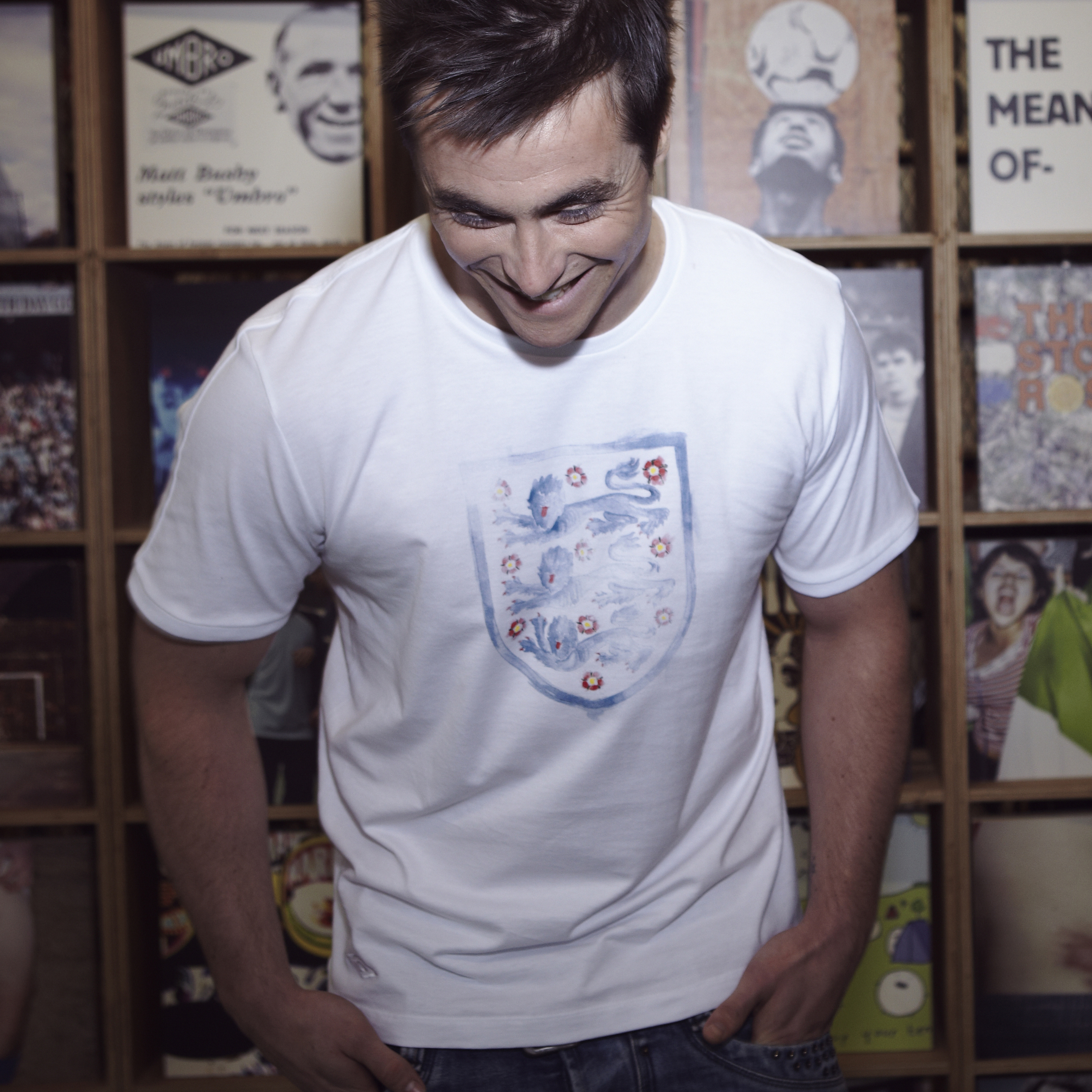 England Crest Print T-Shirt 2010-11