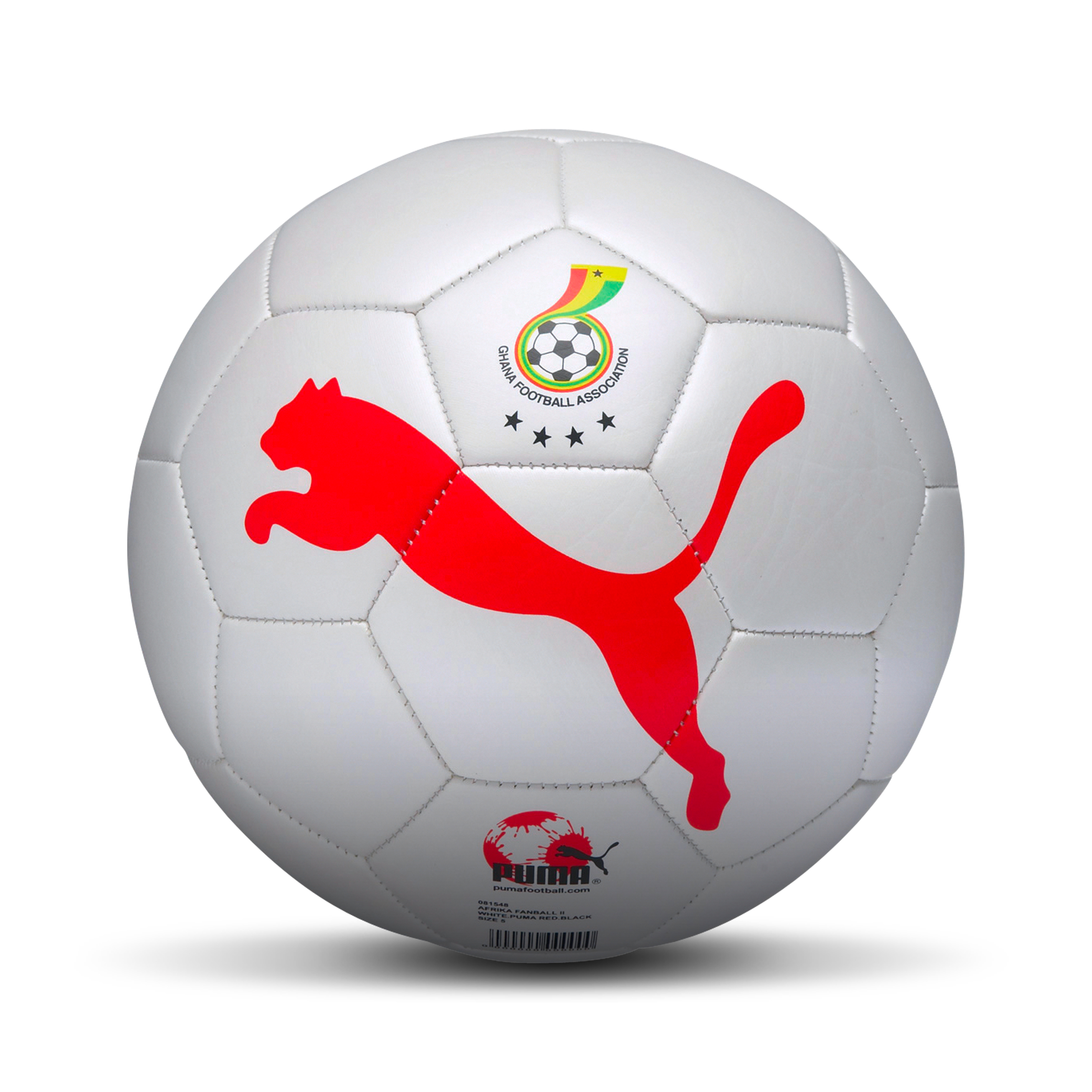 Puma African Nations Ghana Fan Ball - Gray Violet - Black - Star White - Si