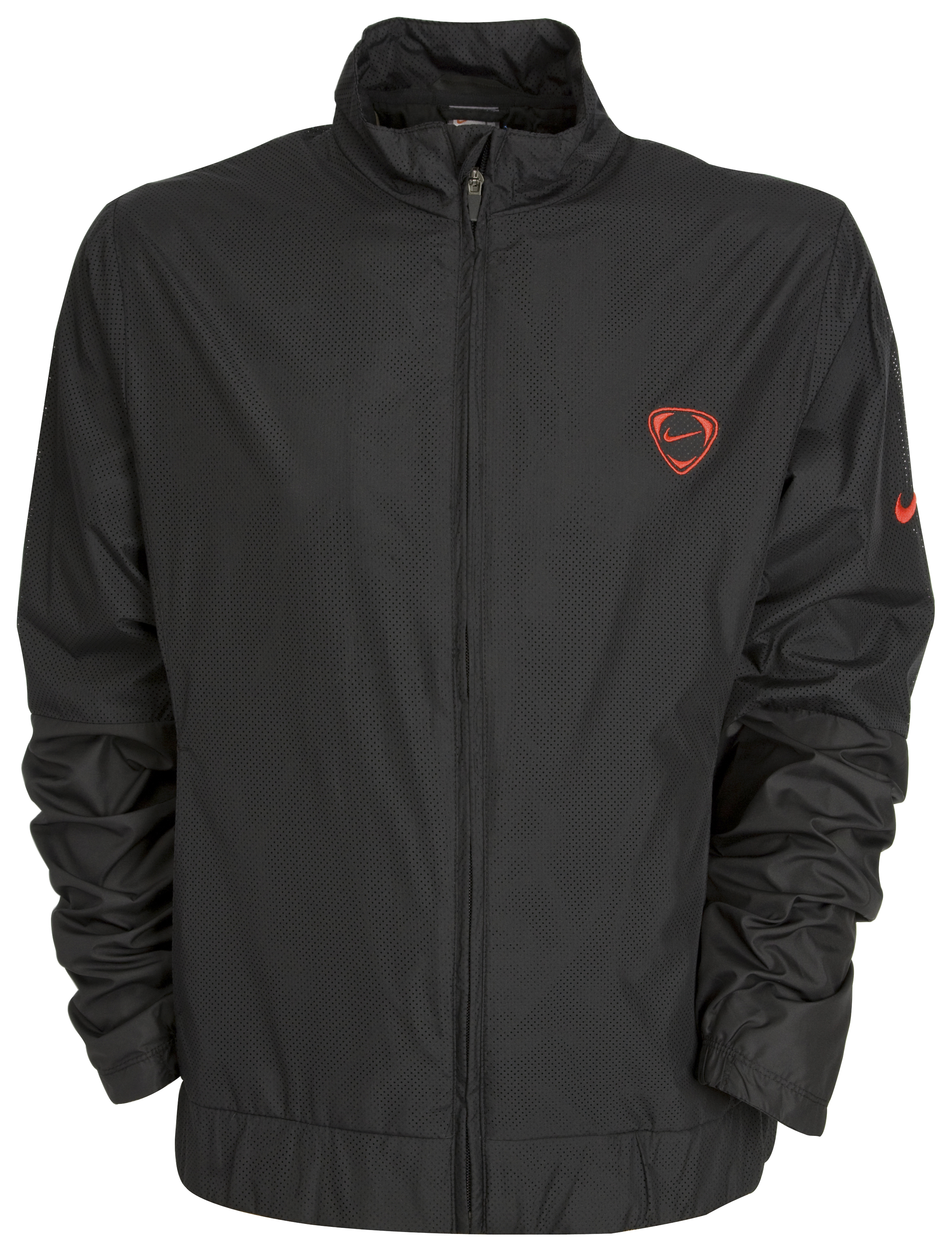 Nike Elite Woven Warm Up Training Jacket - Black/Challenge Red