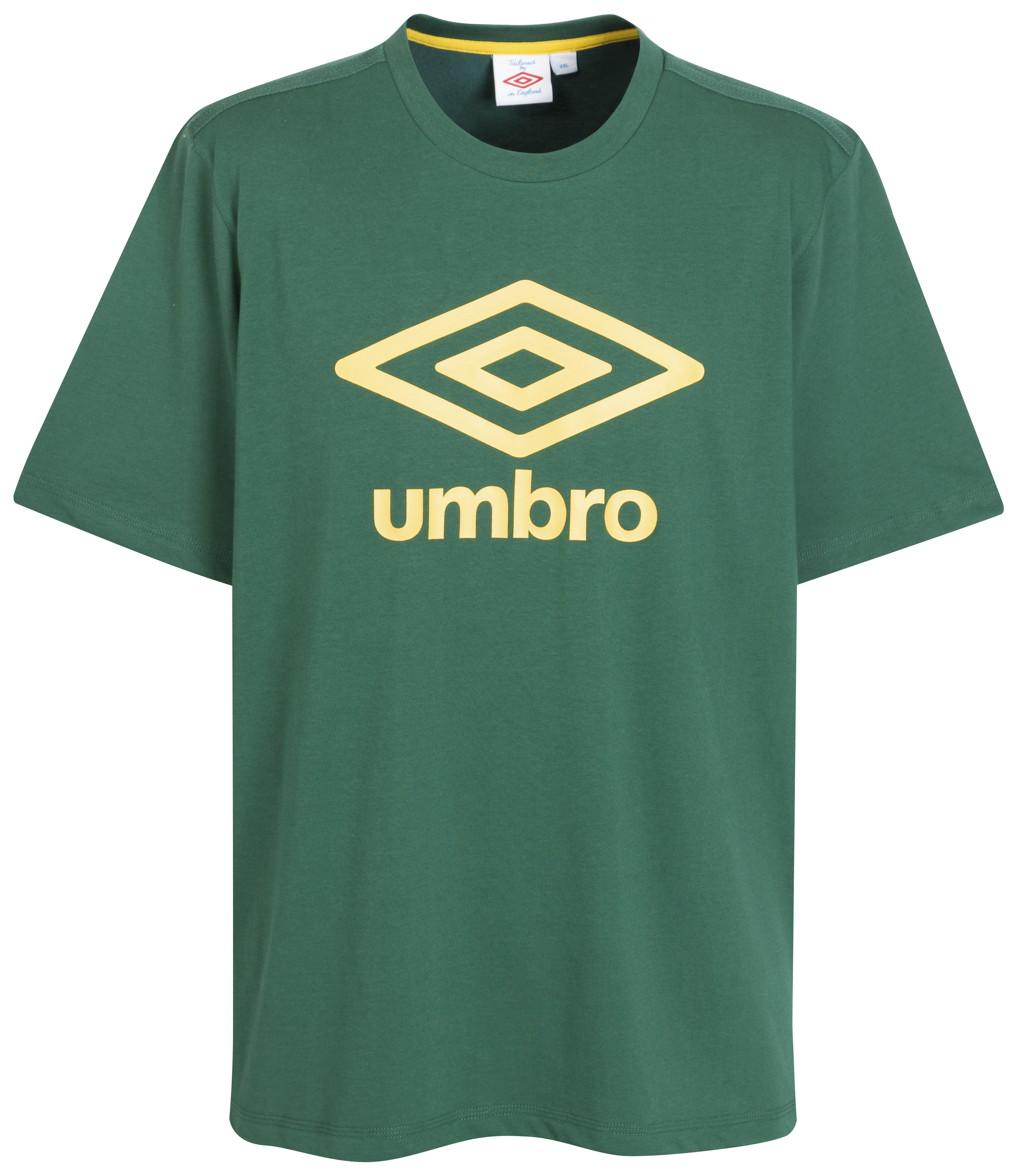 Umbro Logo T-Shirt - Green-Forrest Yello