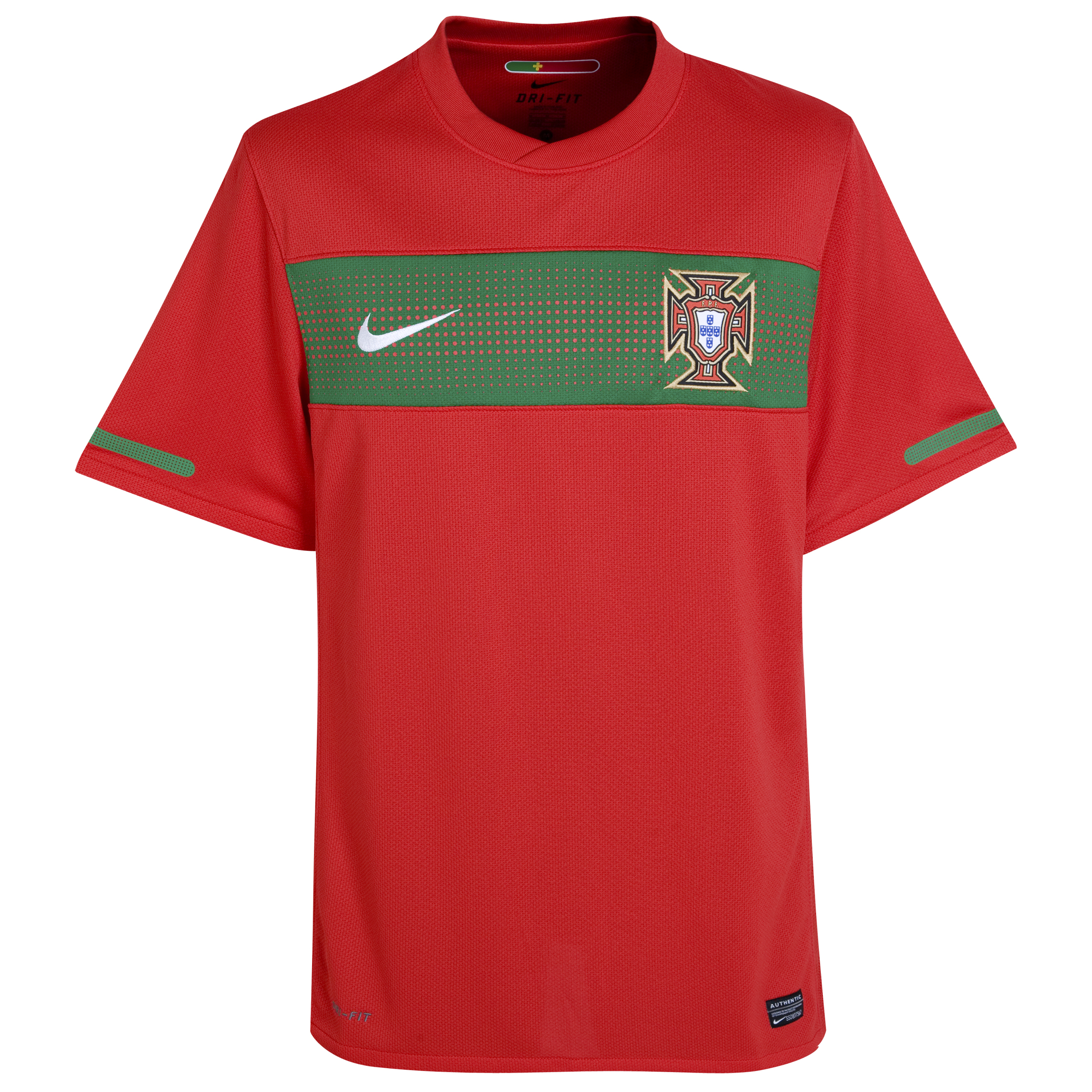 Portugal Home Shirt 2010/12 with Ronaldo 7 printing - Womens