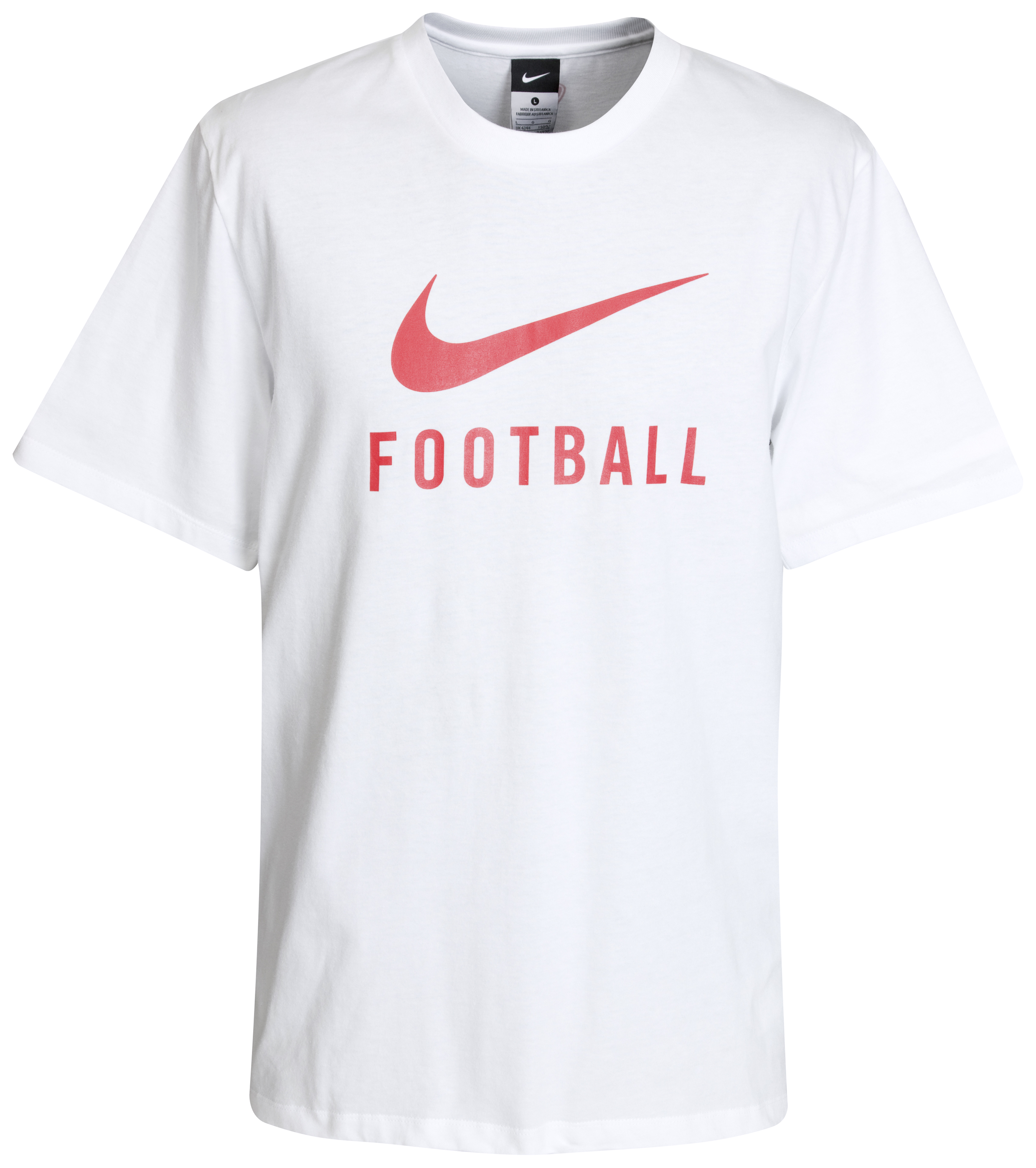 Nike Football T-Shirt - White-Red