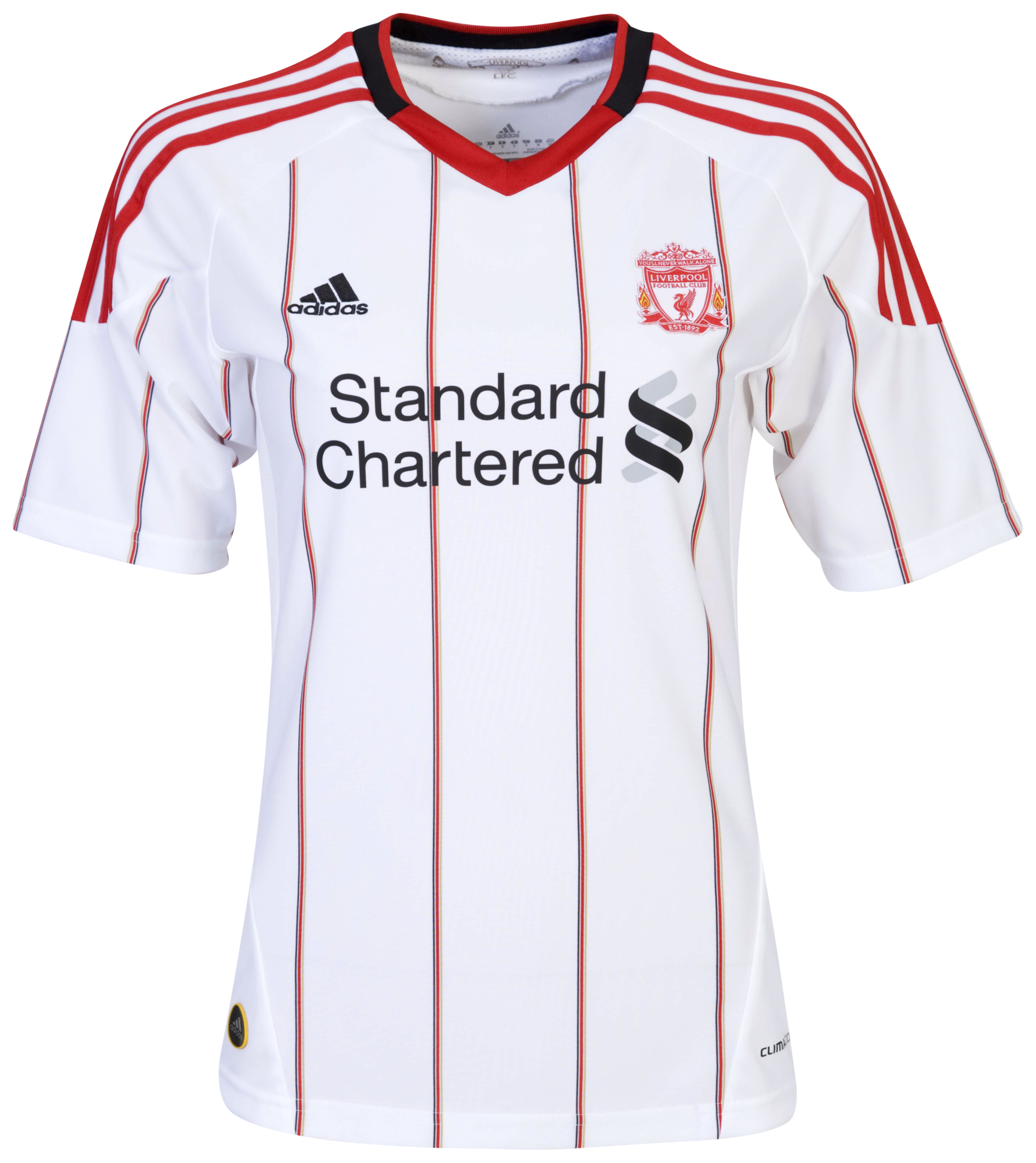 Liverpool Away Shirt 2010/11 with Carroll 9 printing - Womens