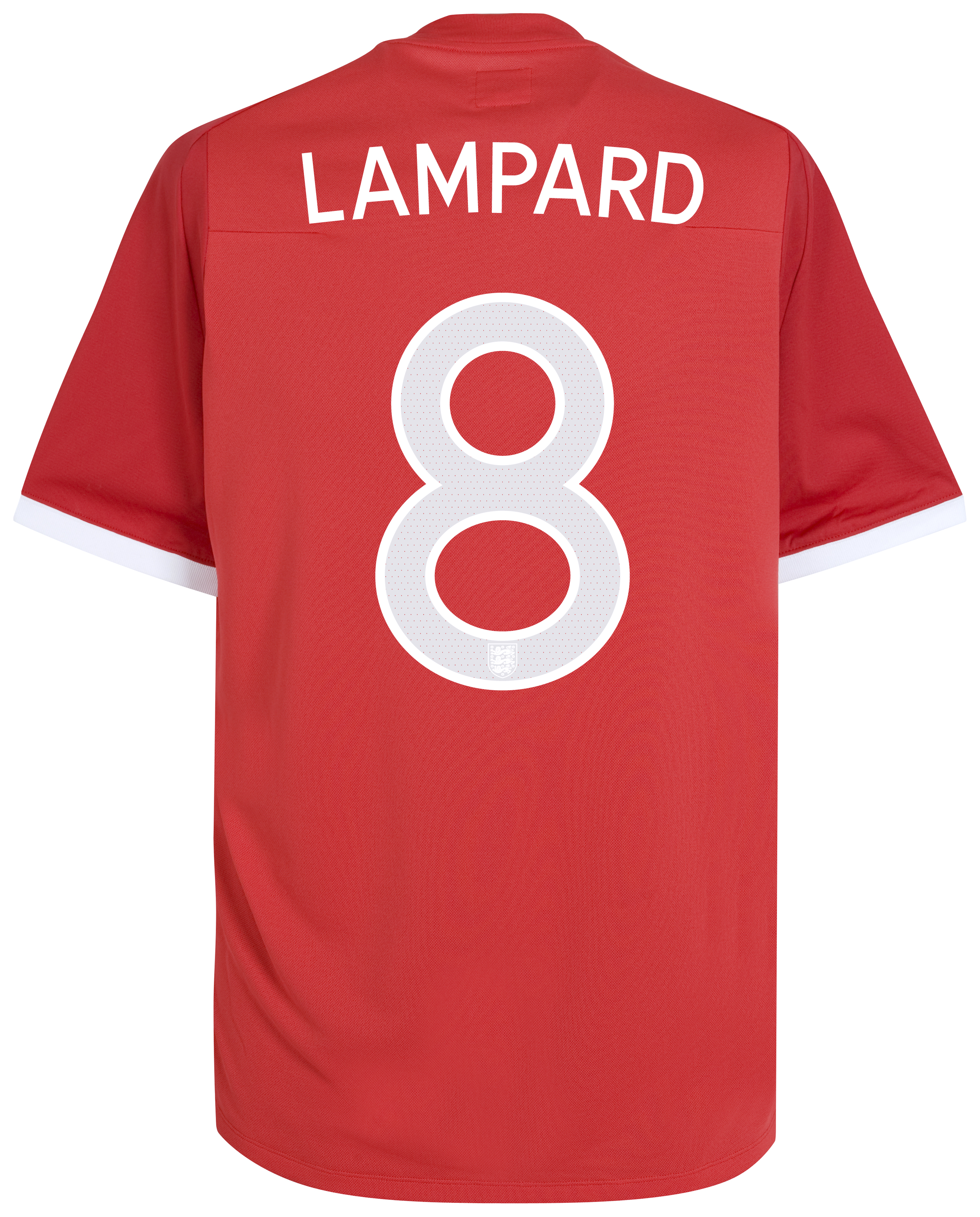 England Away Shirt 2010 with Lampard 8 printing