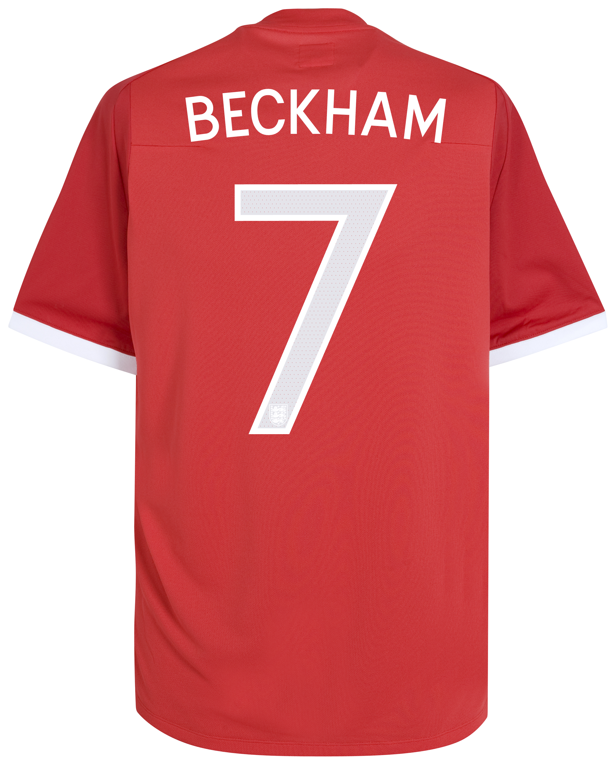 England Away Shirt 2010/12 with Beckham 7 printing