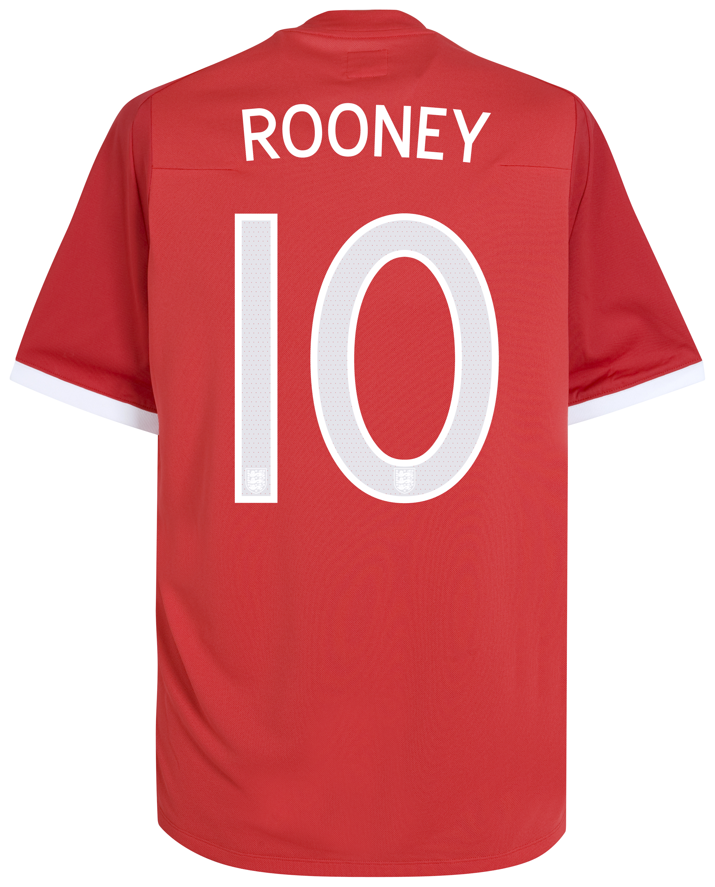 <br>England Away Shirt 2010 with Rooney 10 printing Kids