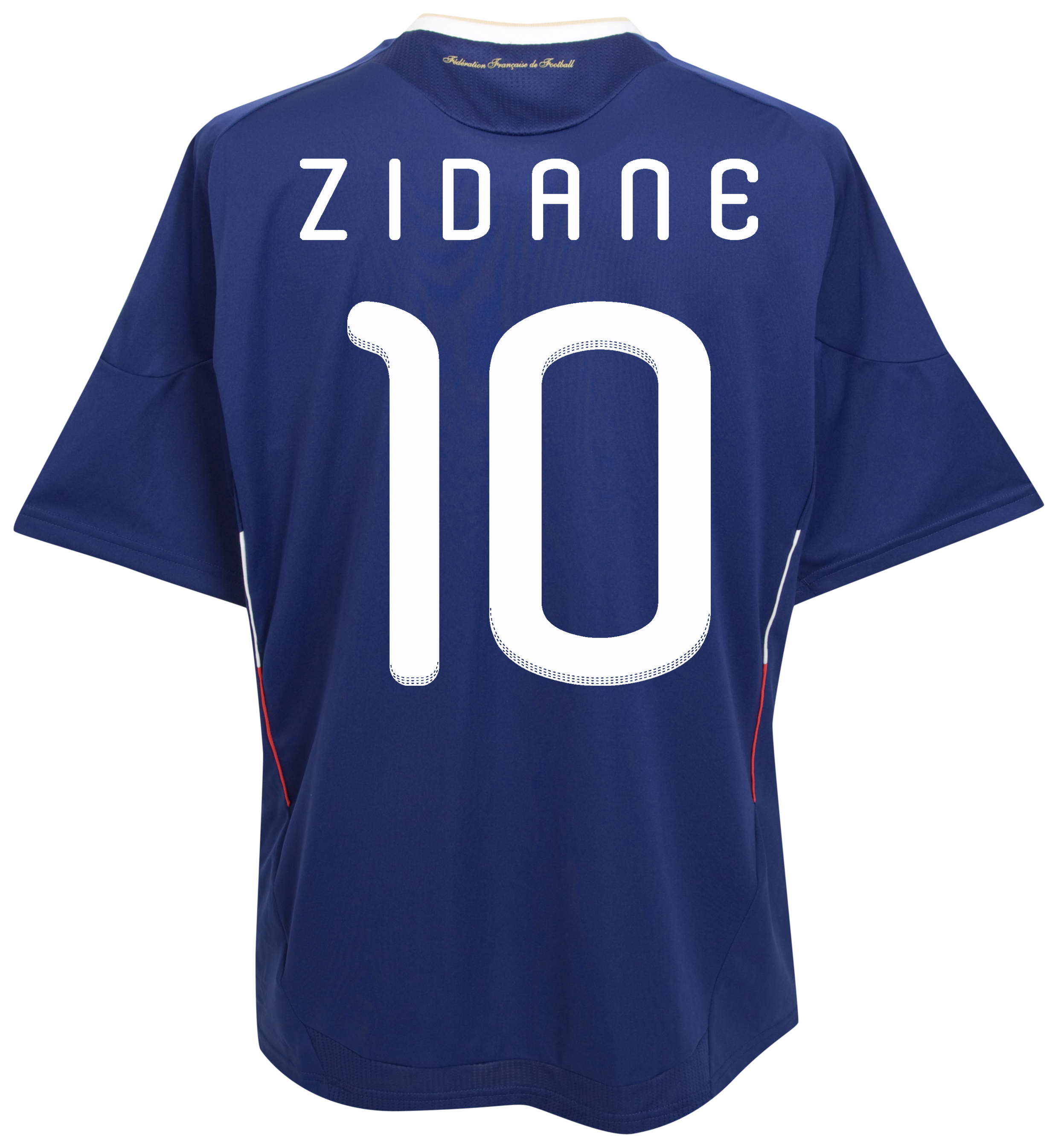 France Home Shirt 2009/10 with Zidane 10 printing - Kids.