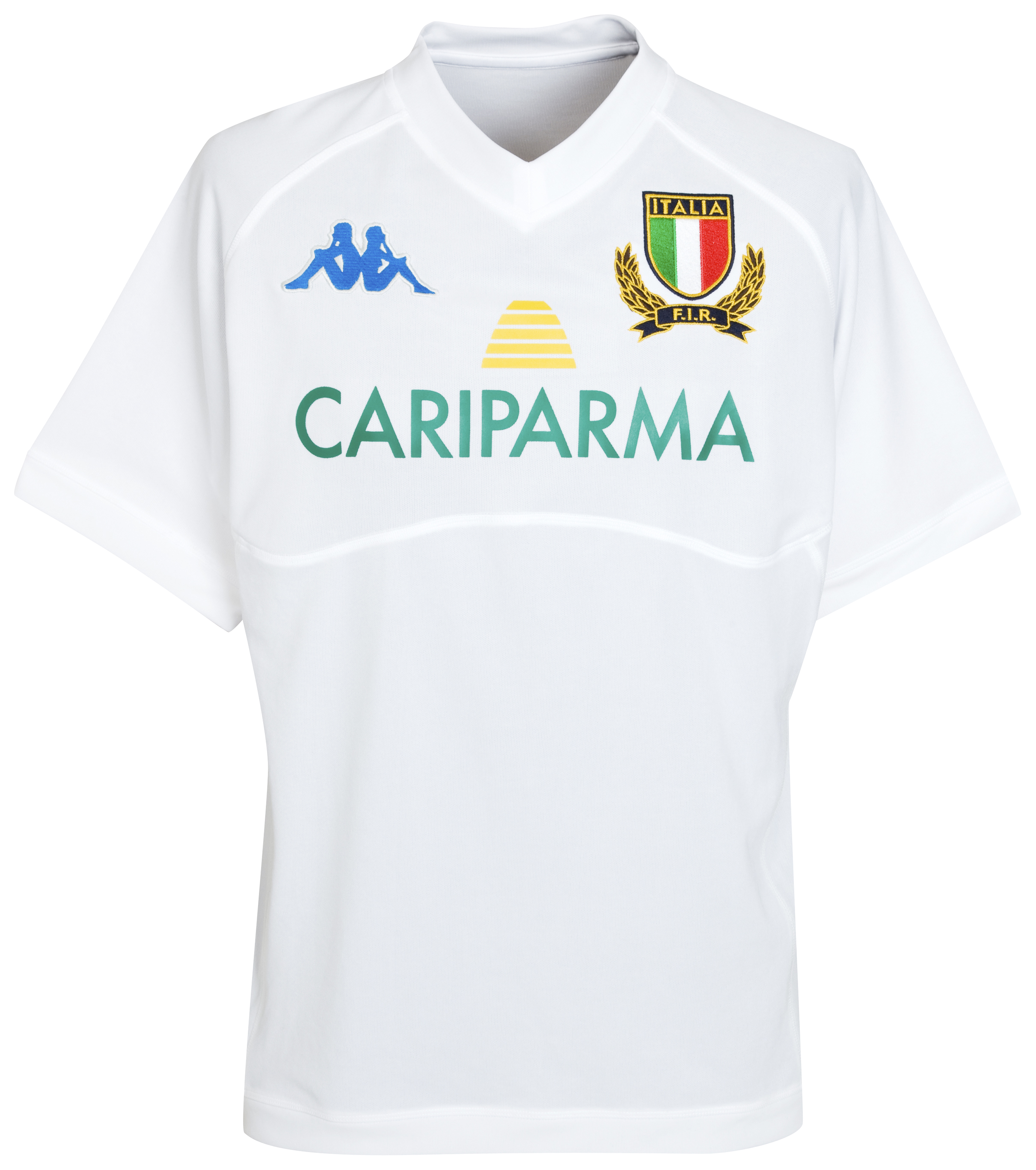 Italy Rugby Away Supporters Replica Shirt - White/Azzur