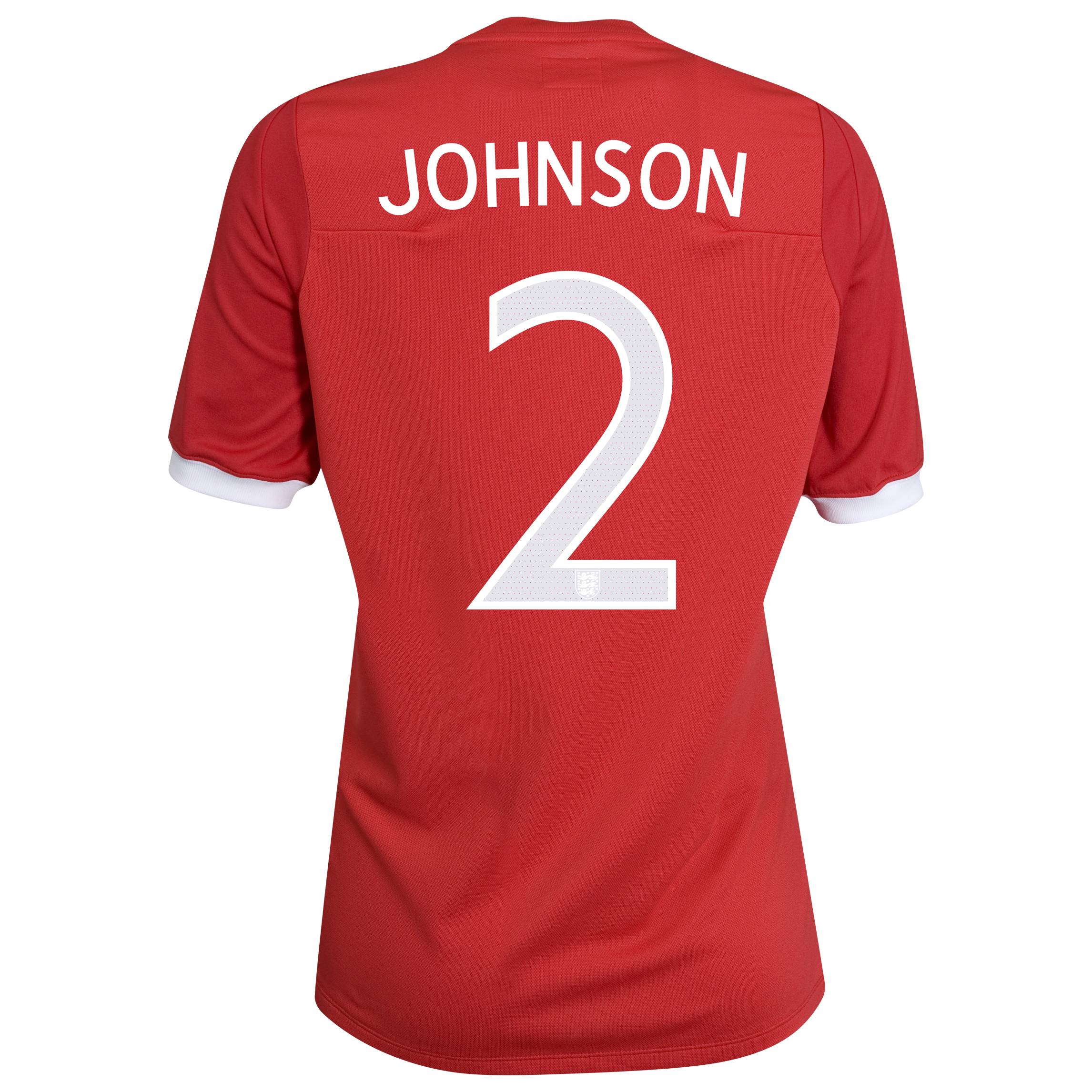 England Away Shirt 2010 with Johnson 2 printing Womens