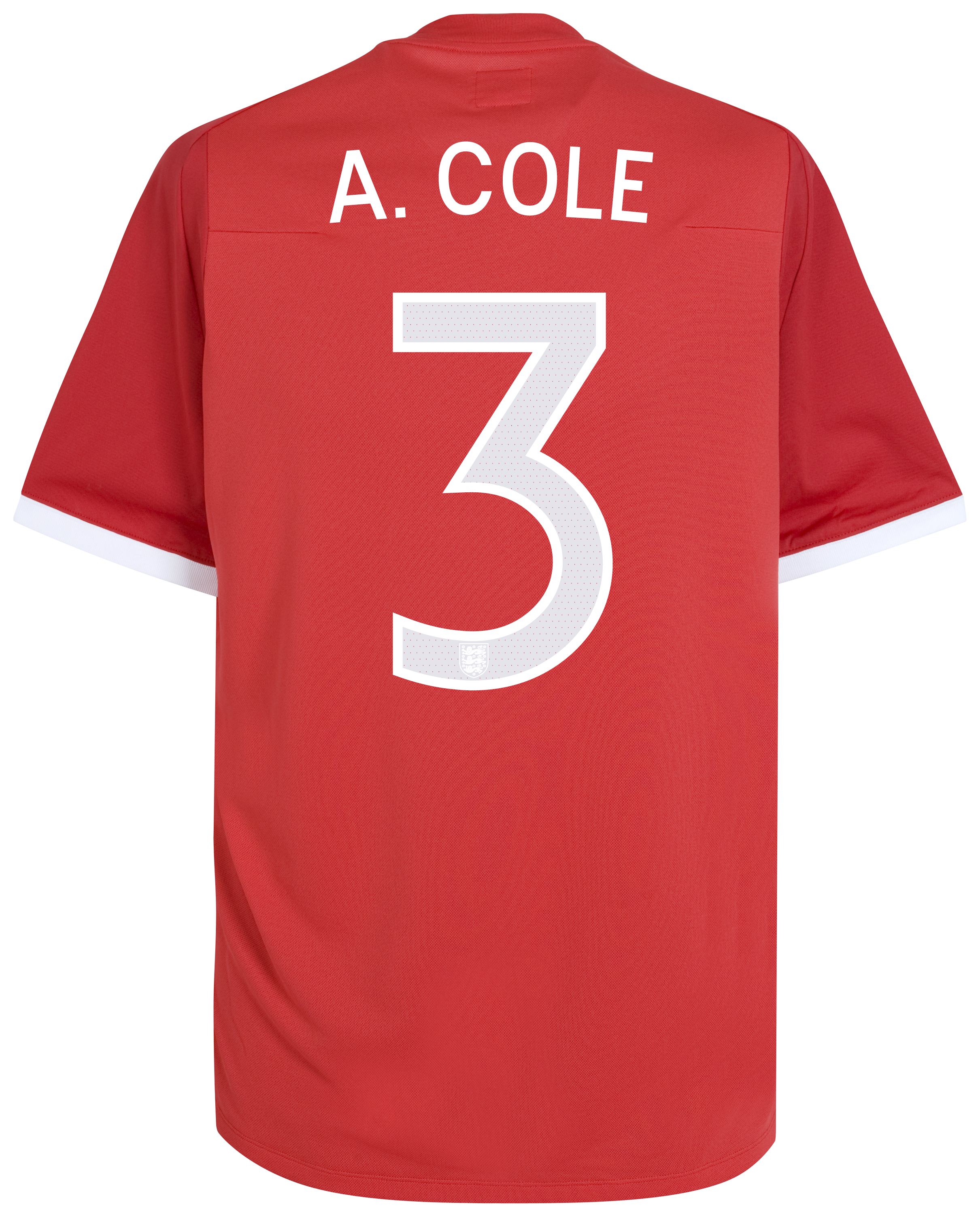 <br>England Away Shirt 2010 with ACole 3 printing Kids