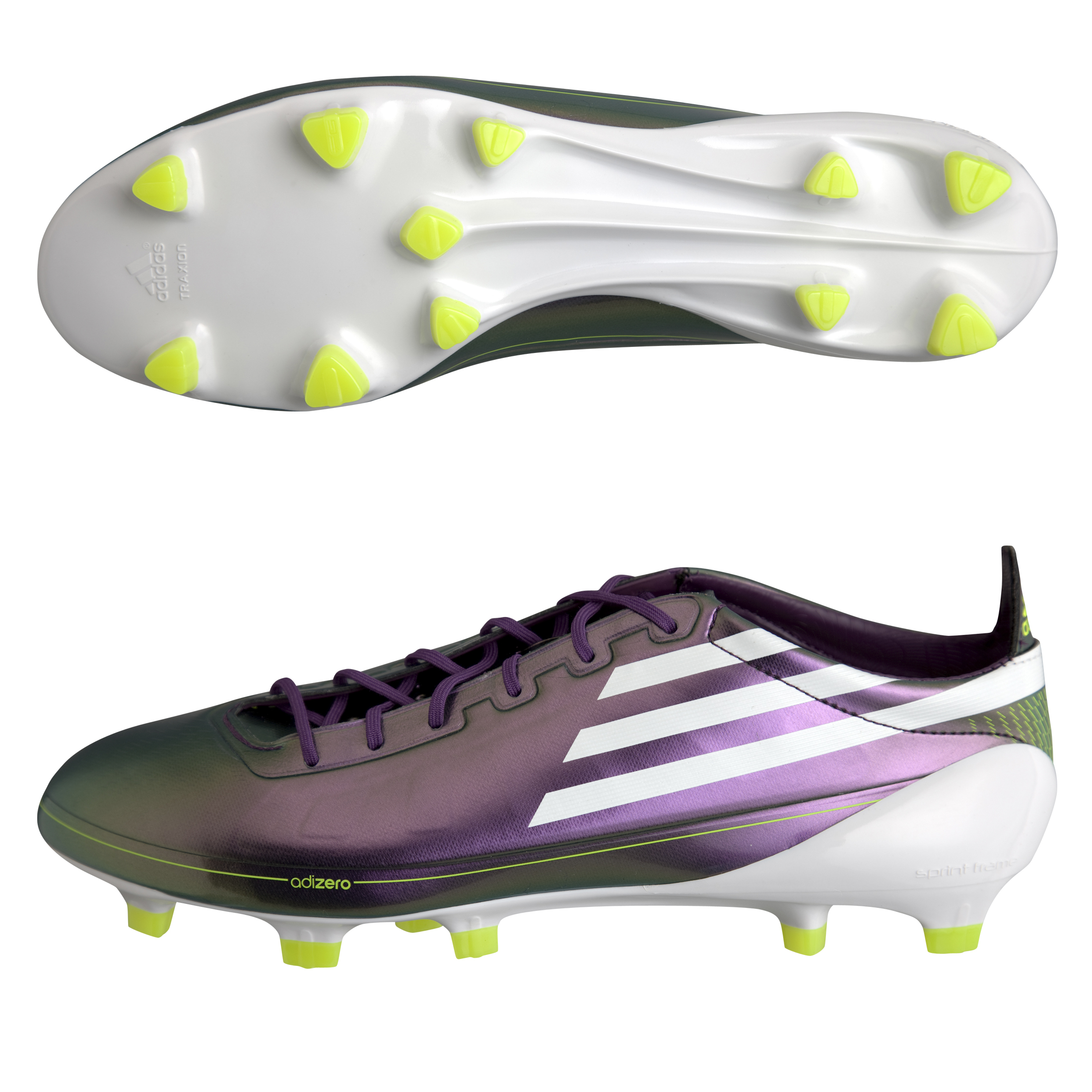 adidas F50 adizero TRX Firm Ground Synthetic Football Boots Chameleon PurpleWhiteElectricity