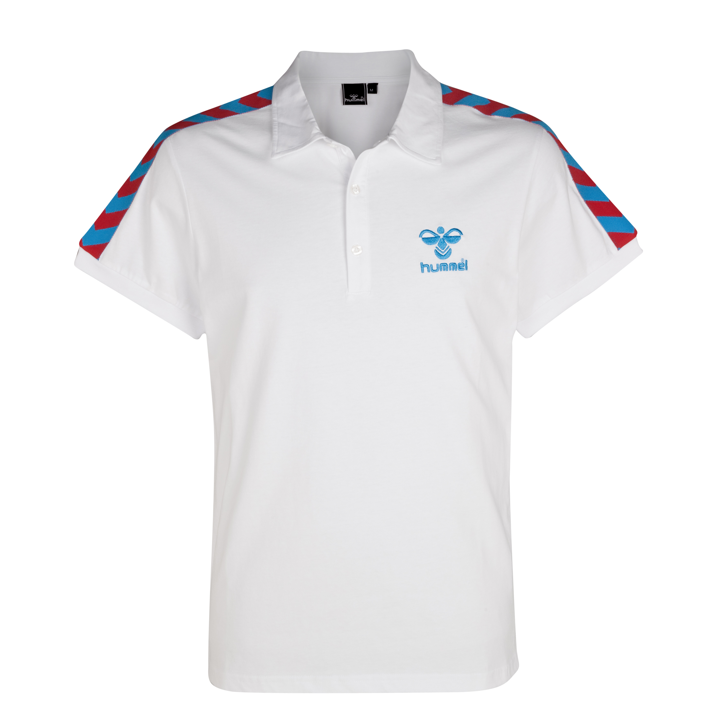 Hummell Old School Polo White~Blue