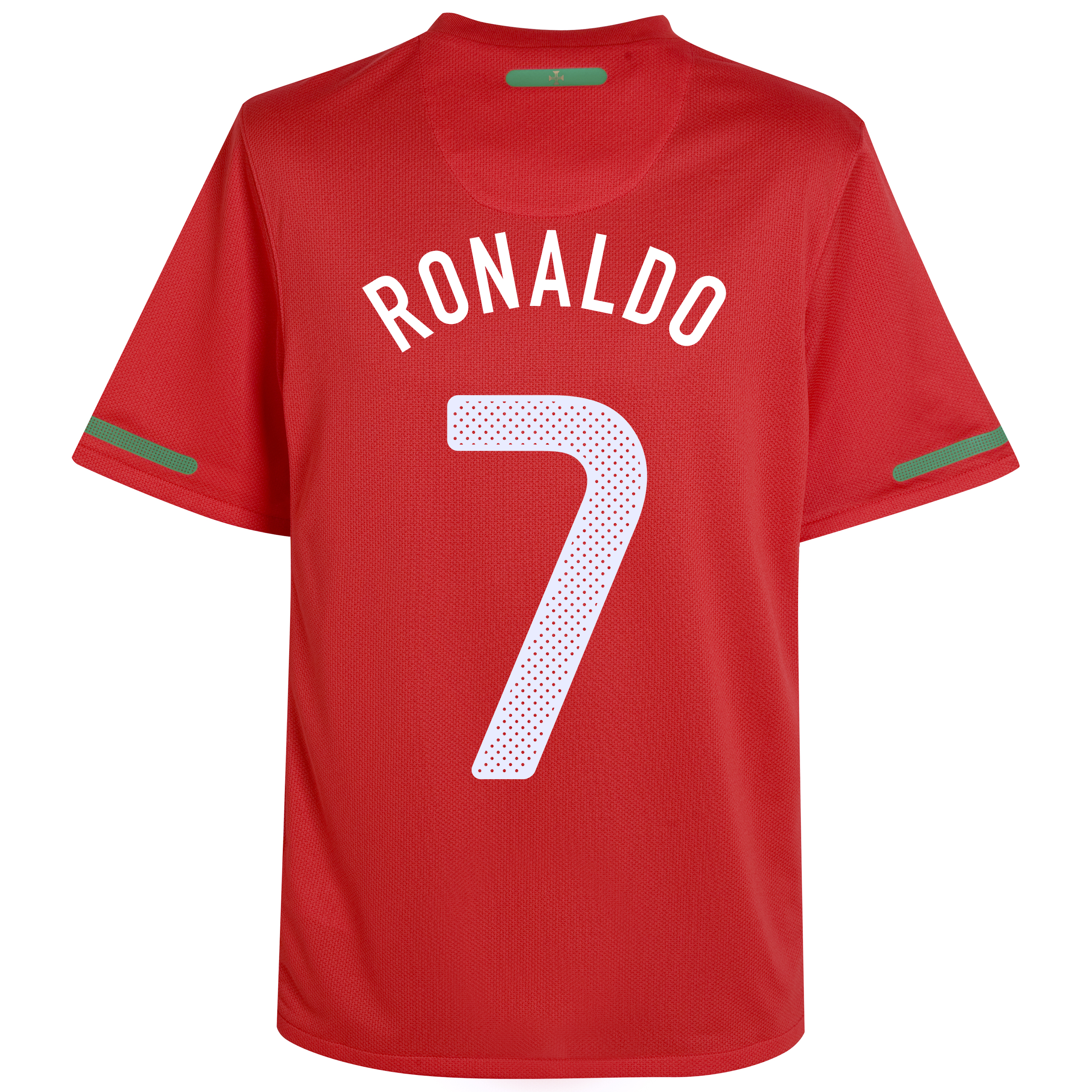 Portugal Home Shirt 2010/12 with Ronaldo 7 printing - Kids