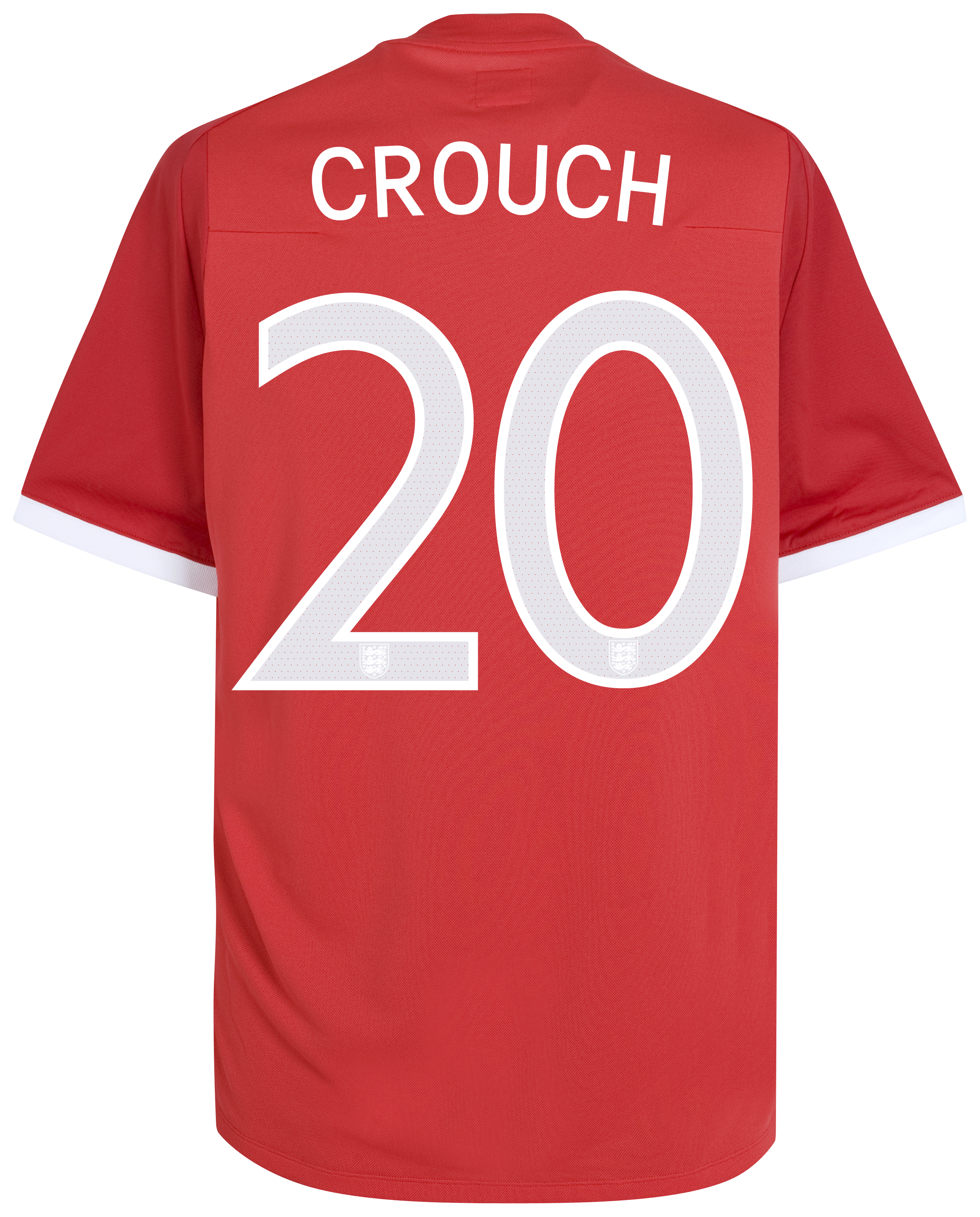 England Away Shirt 2010/12 with Crouch 9 printing