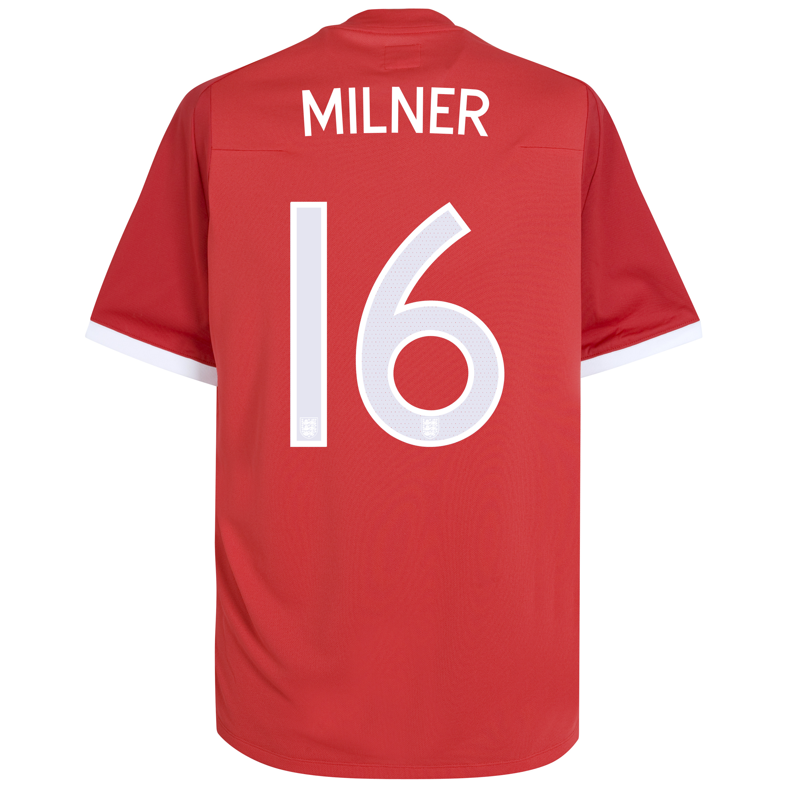 England Away Shirt 2010 with Milner 16 printing Kids