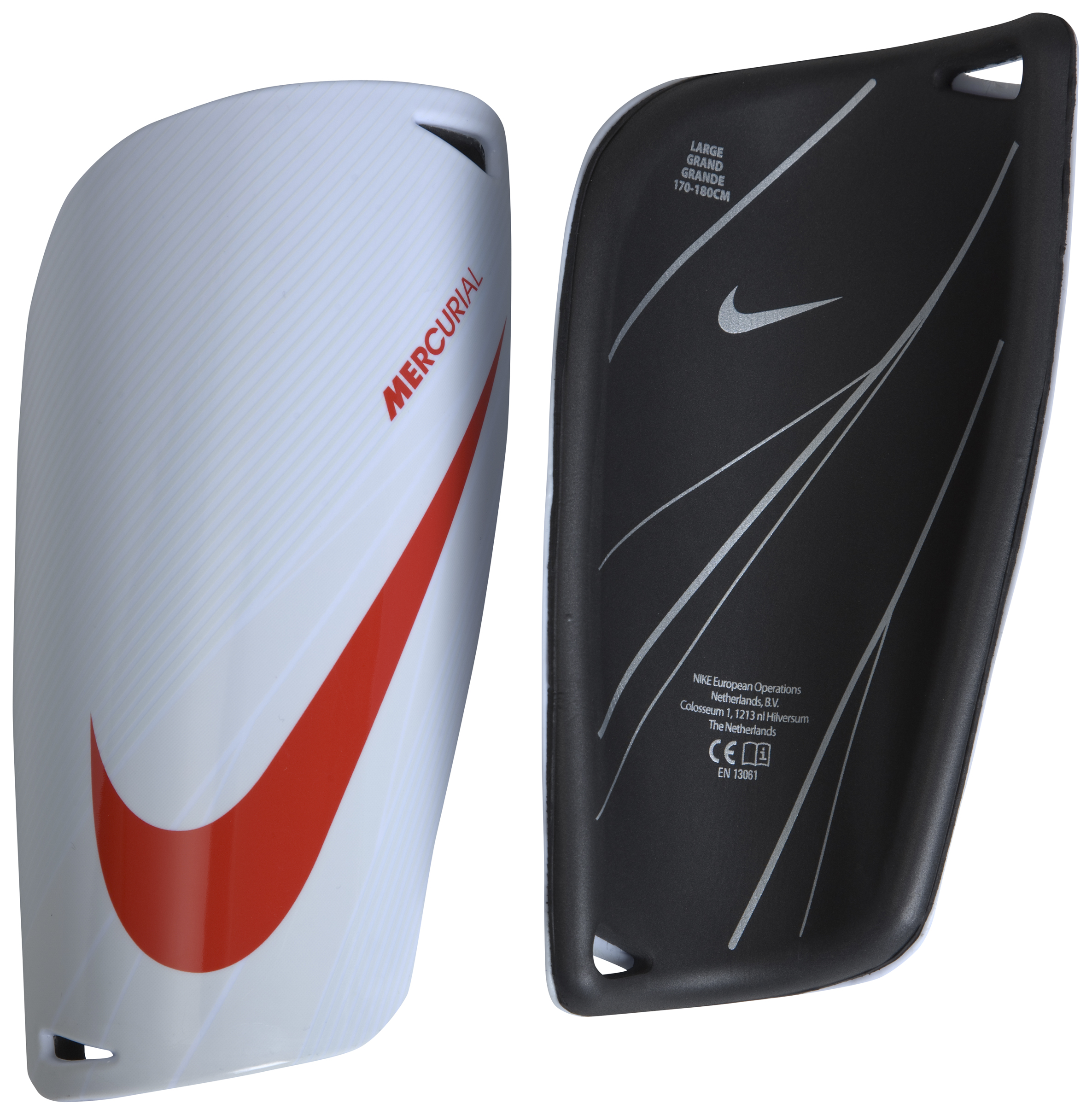 Nike Mercurial Lite III Shin Pads - White-Red
