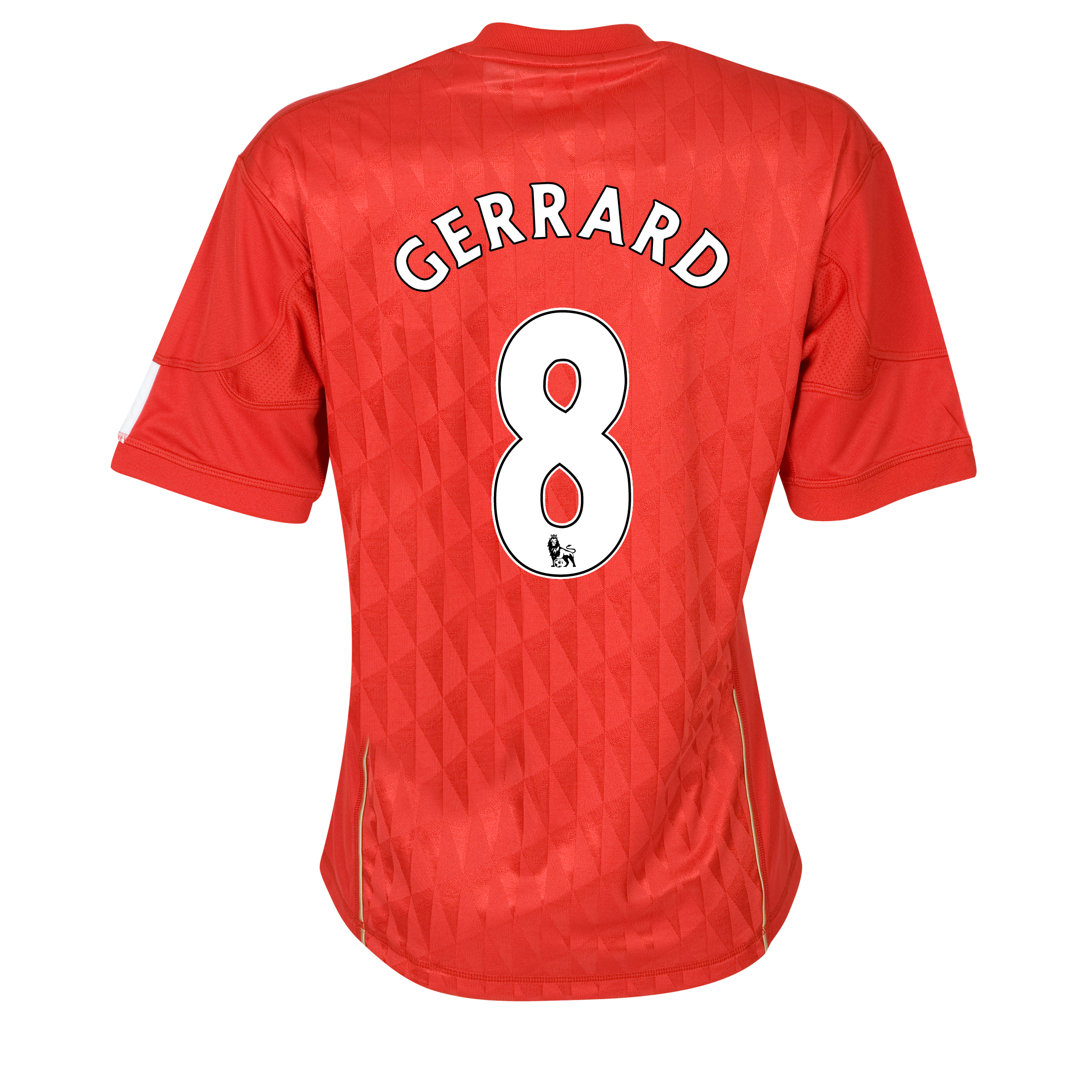 Liverpool Home Shirt 2010~12 with Gerrard 8 printing Womens