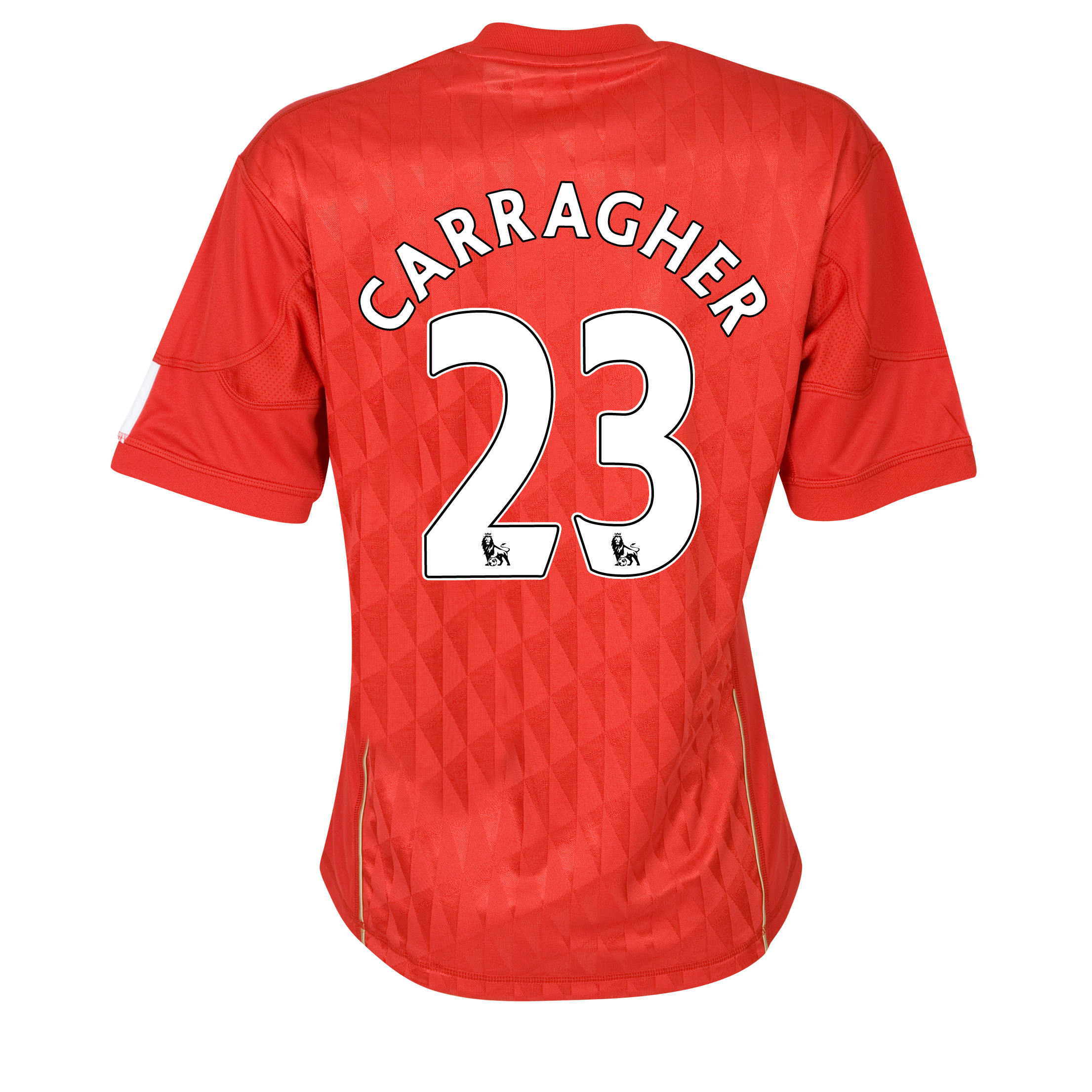 Liverpool Home Shirt 2010-12 with Carrag