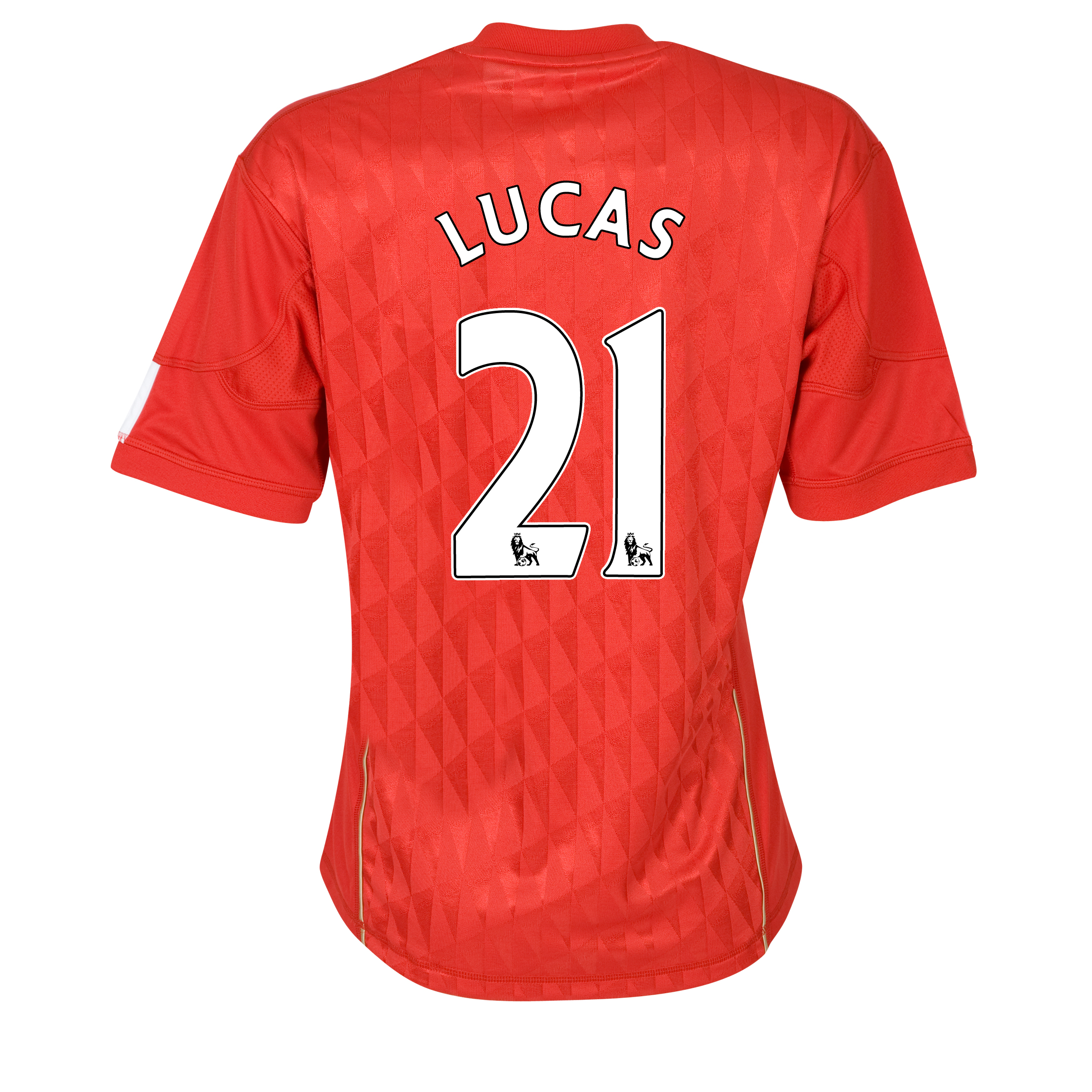 Liverpool Home Shirt 2010-12 with Lucas 