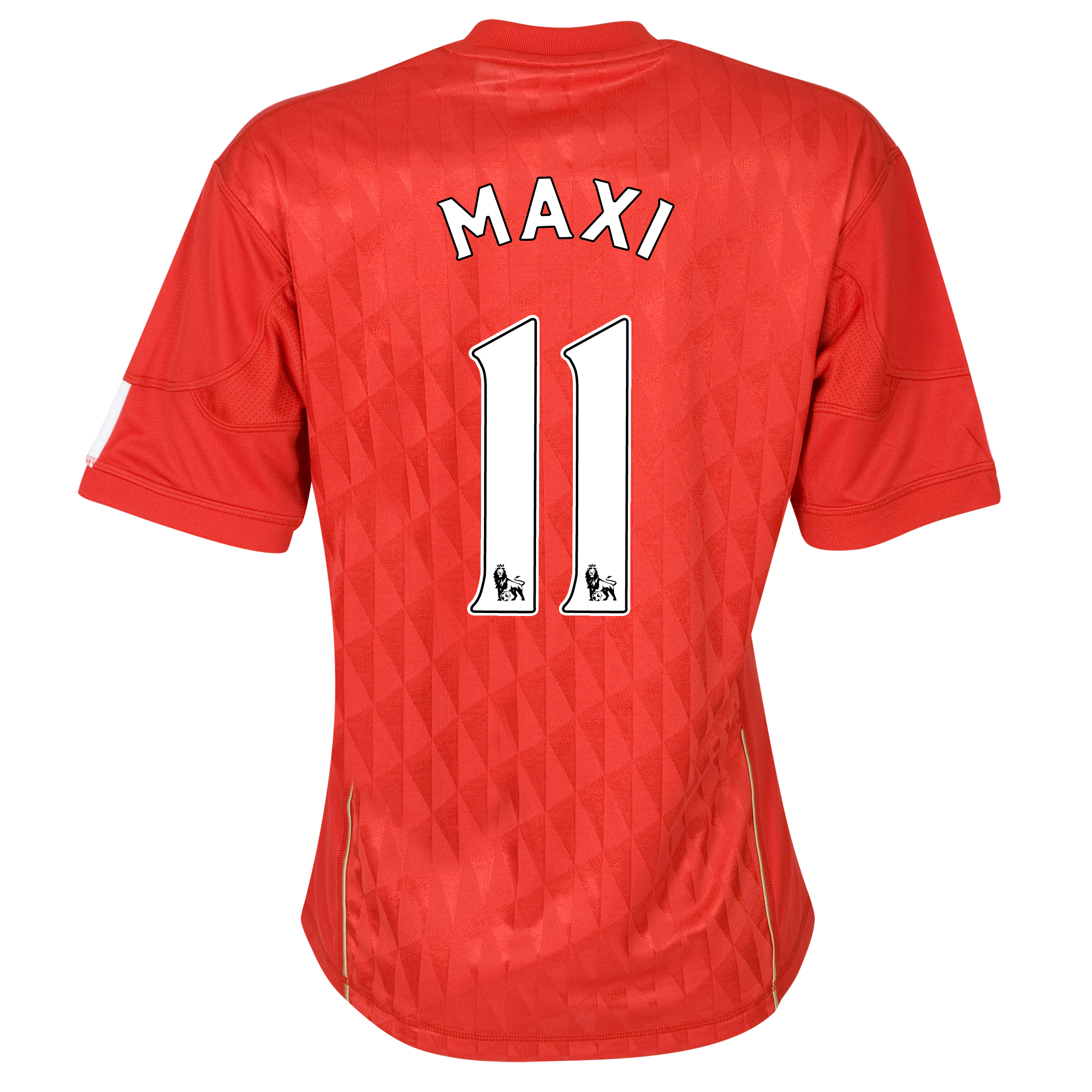 Liverpool Home Shirt 2010-12 with Maxi 1