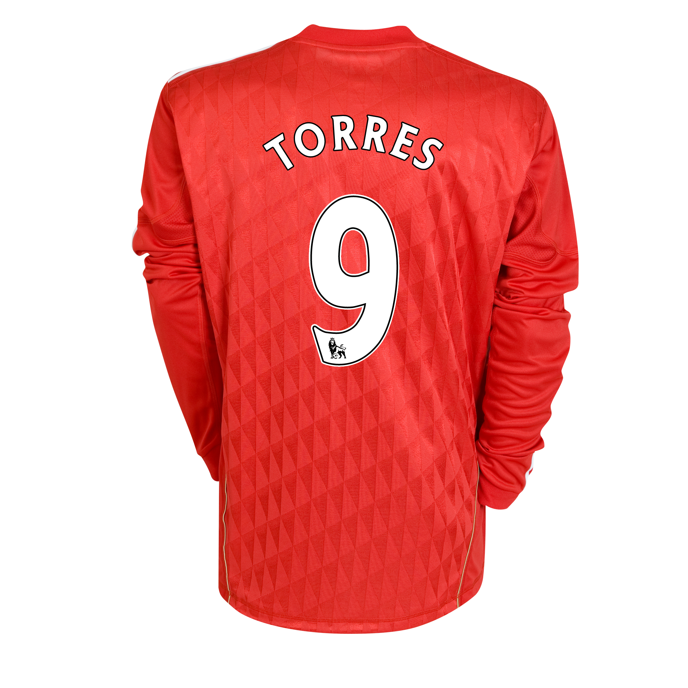 Liverpool Home Shirt 2010/12 with Torres 9 printing - L/S - Kids
