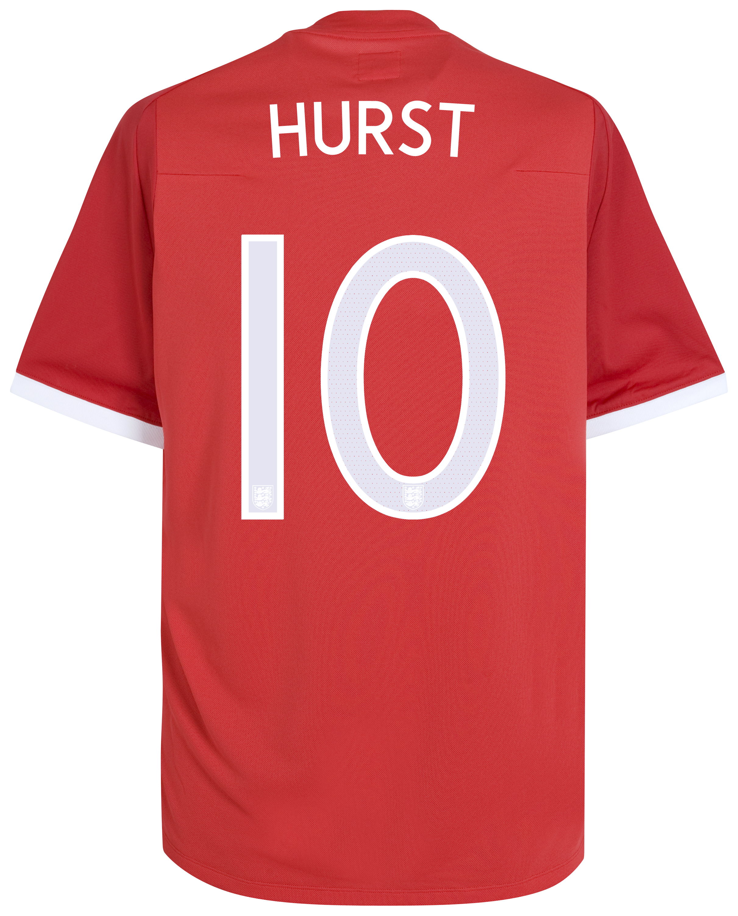 England Away Shirt 2010 with Hurst 10 printing - Kids