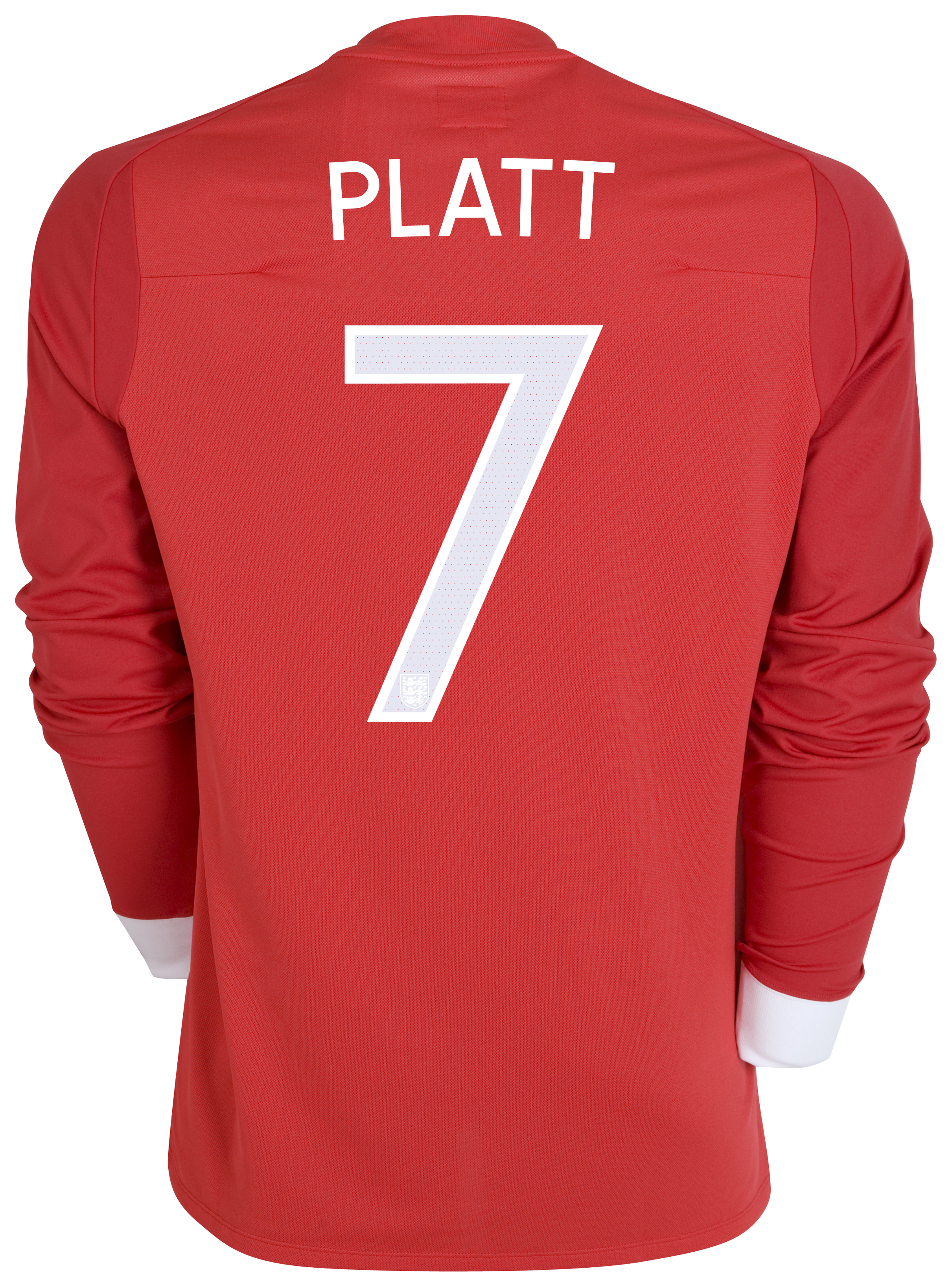England Away Shirt 2010 with Platt 7 printing Long Sleeved Kids