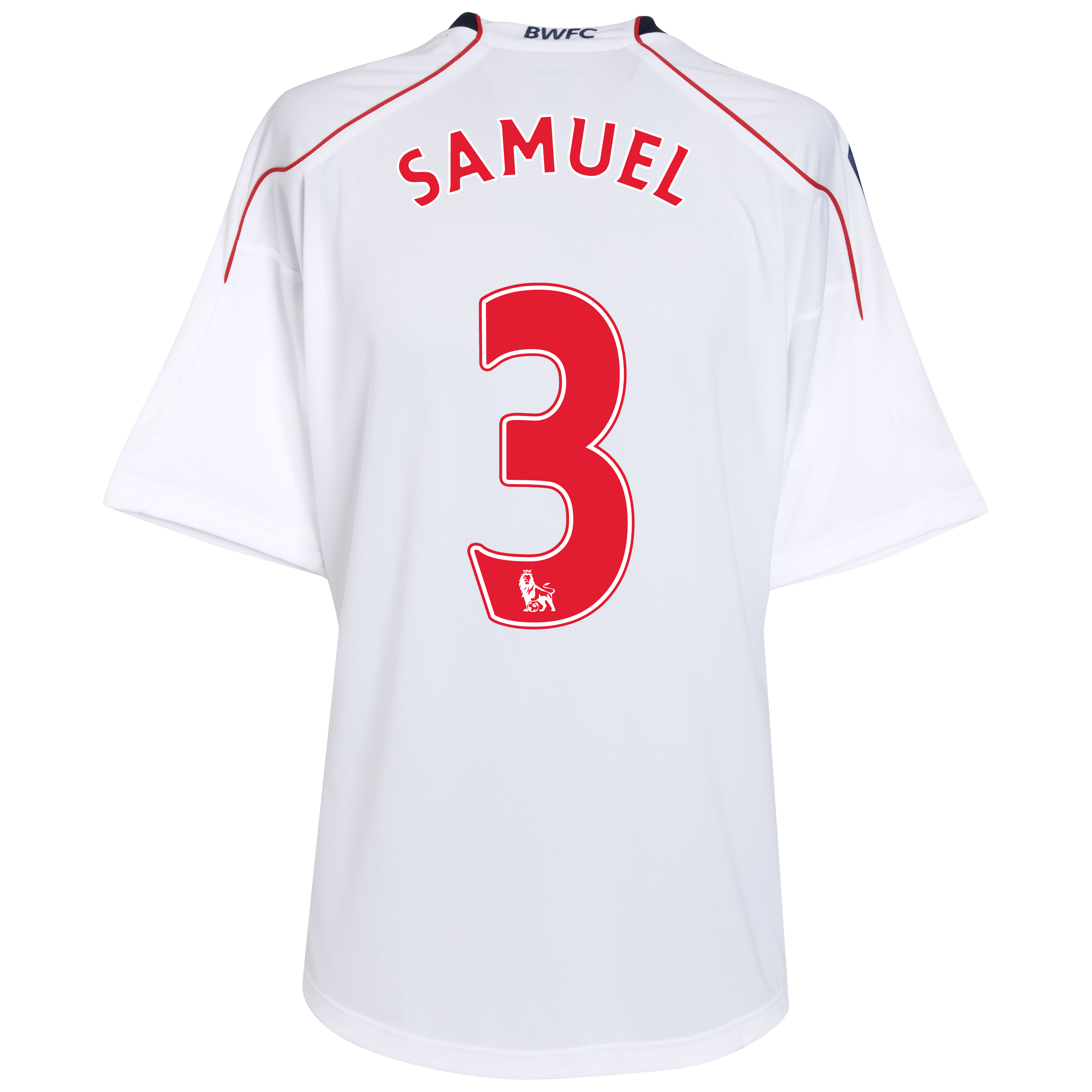 Bolton Wanderers Home Replica Shirt 2010/11 with Samuel 3 printing