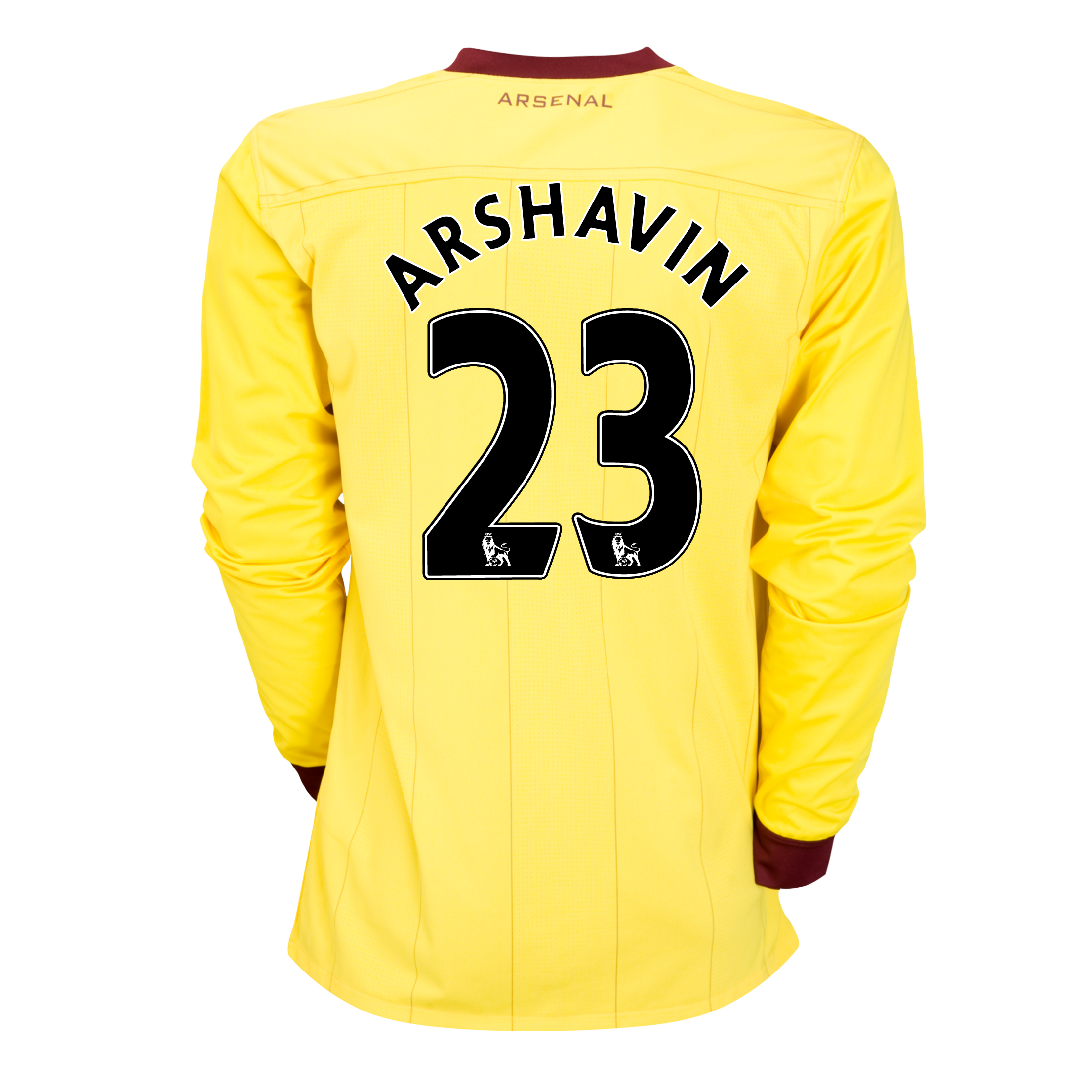 Arsenal Away Shirt 2010 11 With Arshavin 23 Printing Long Sleeved Kids