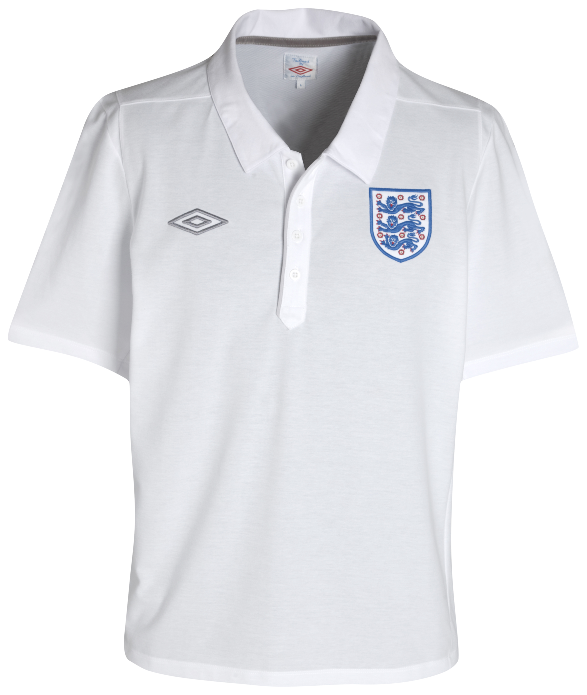 England Media Top - White/Vapor Blue