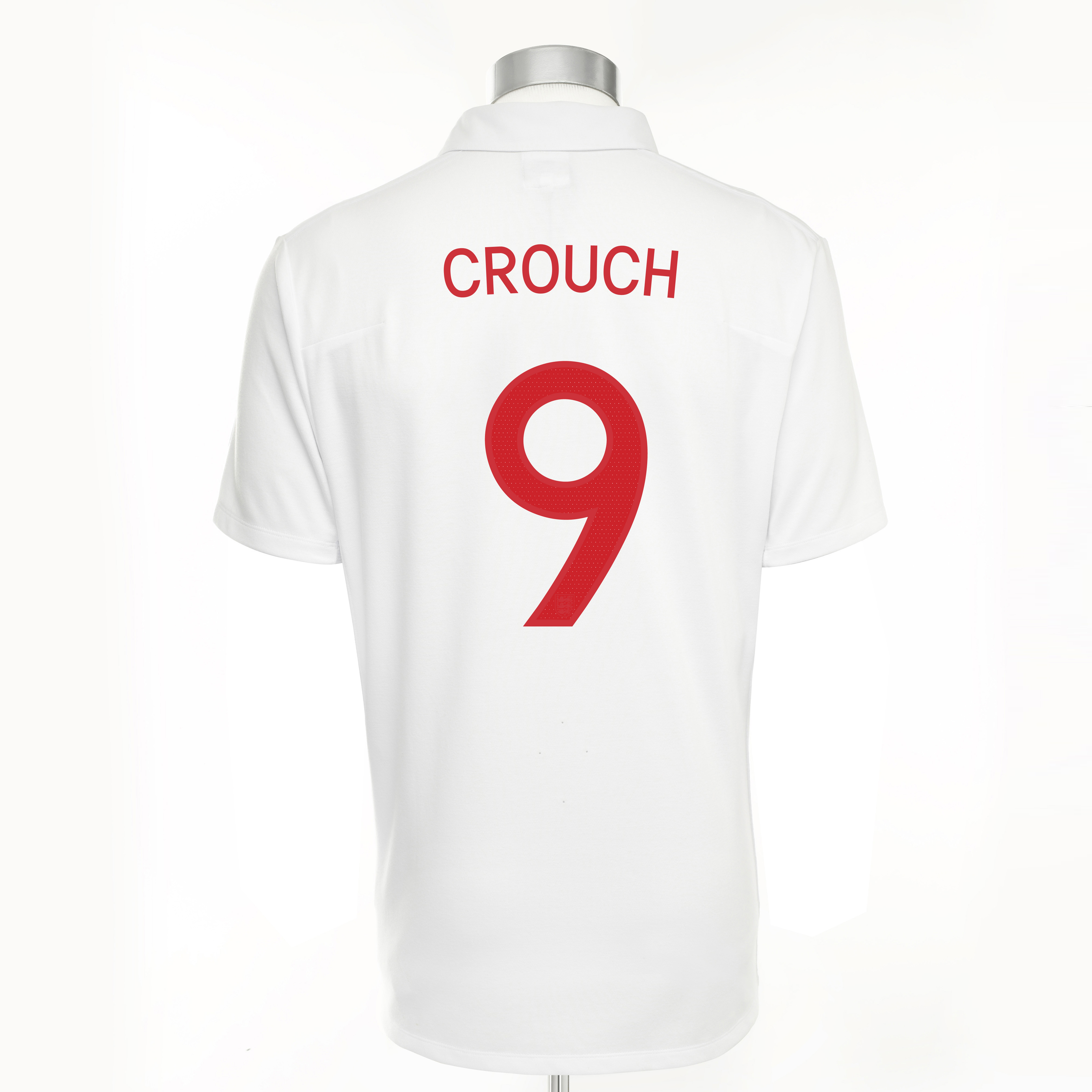 England Home Shirt 2009/10 with Crouch 9 printing