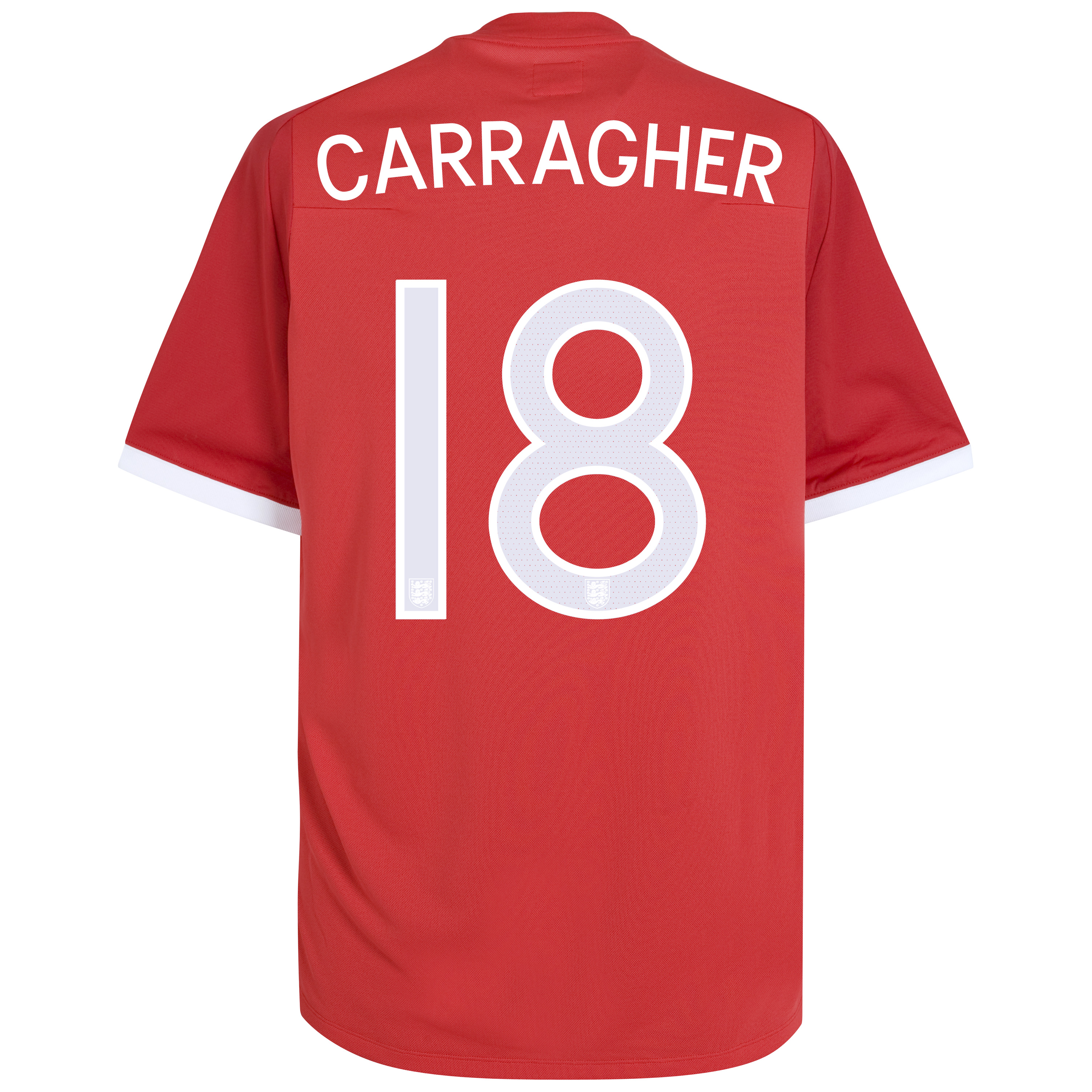 England Away Shirt 2010/12 with Carragher 18 printing England Away Shirt 2010/12 with Carragher 18 printing Small Image