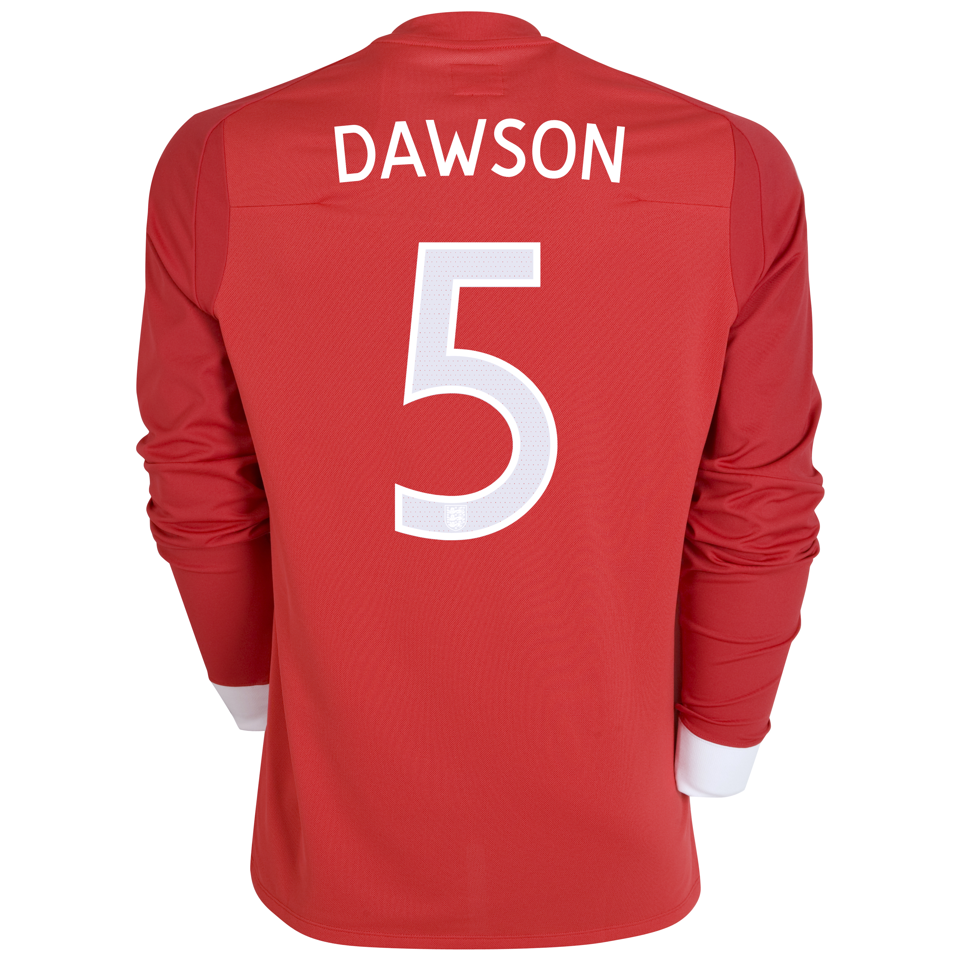 England Away Shirt 2010/12 with Dawson 5 printing - L/S - Kids