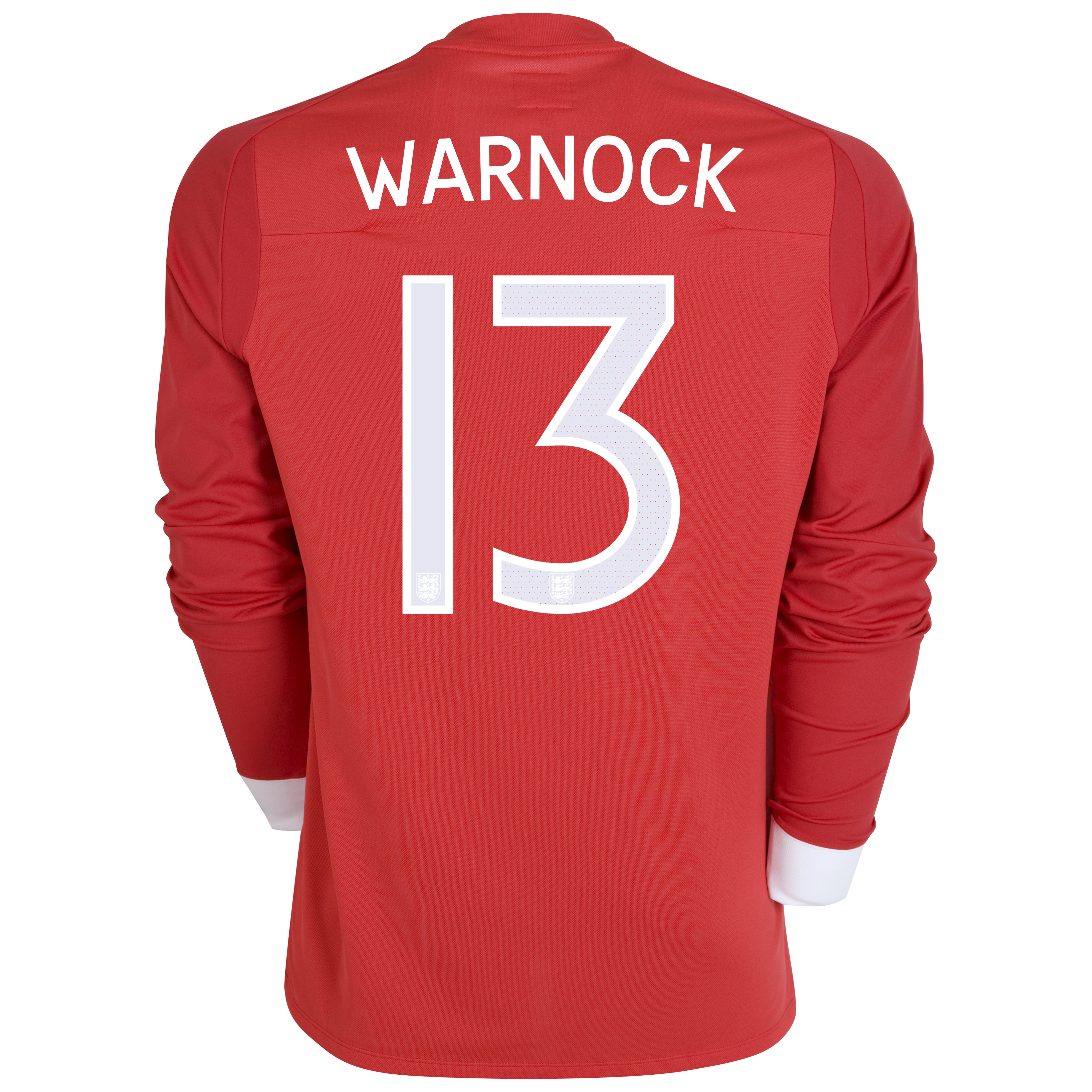 England Away Shirt 2010/12 with Warnock 13 printing - Long Sleeved - Kids England Away Shirt 2010/12 with Warnock 13 printing - Long Sleeved - Kids Small Image