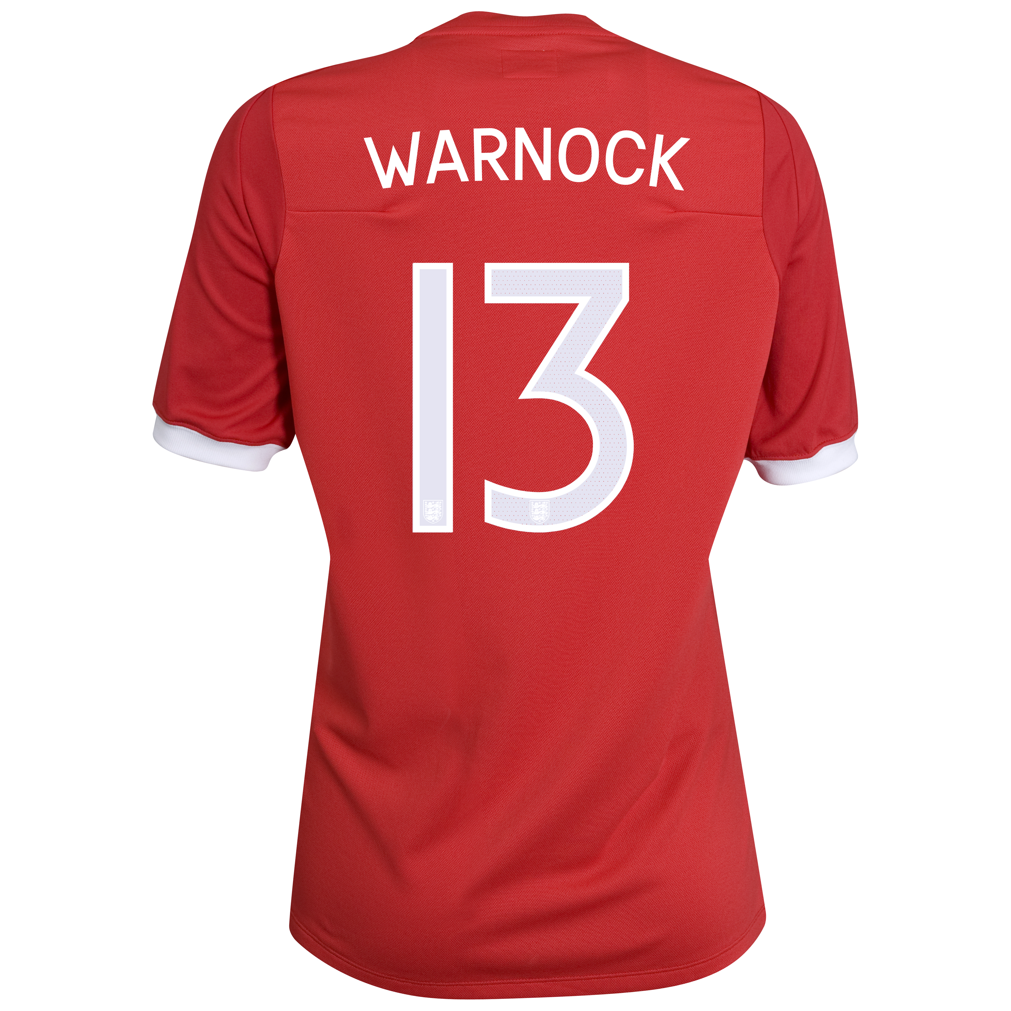 England Away Shirt 2010/12 with Warnock 13 printing - Womens England Away Shirt 2010/12 with Warnock 13 printing - Womens Small Image