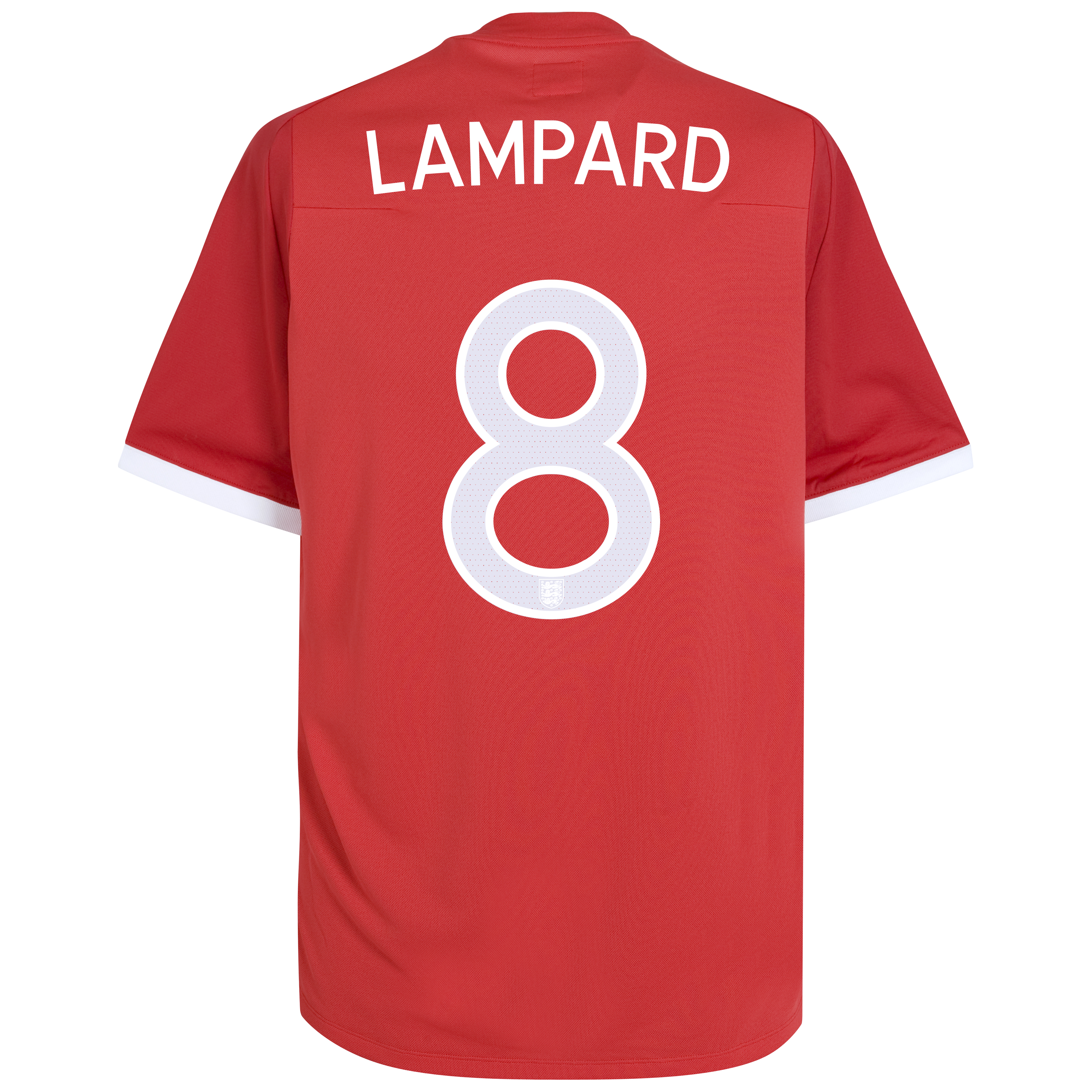 England Away Shirt 2010/12 L.E Insignia with Lampard 8 Printing - Kids England Away Shirt 2010/12 L.E Insignia with Lampard 8 Printing - Kids Small Image
