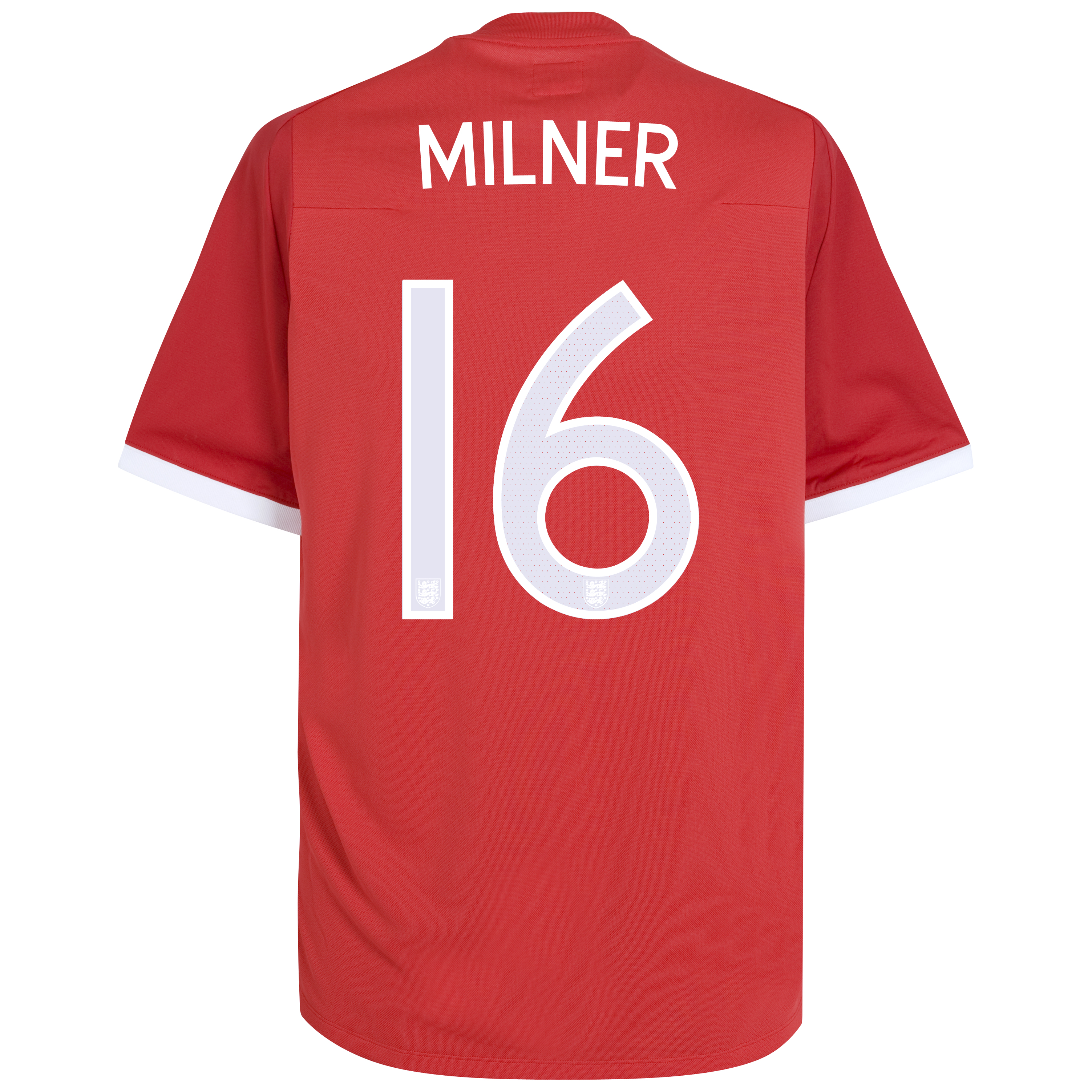 England Away Shirt 2010/12 L.E Insignia with Milner 16 Printing - Kids England Away Shirt 2010/12 L.E Insignia with Milner 16 Printing - Kids Small Image