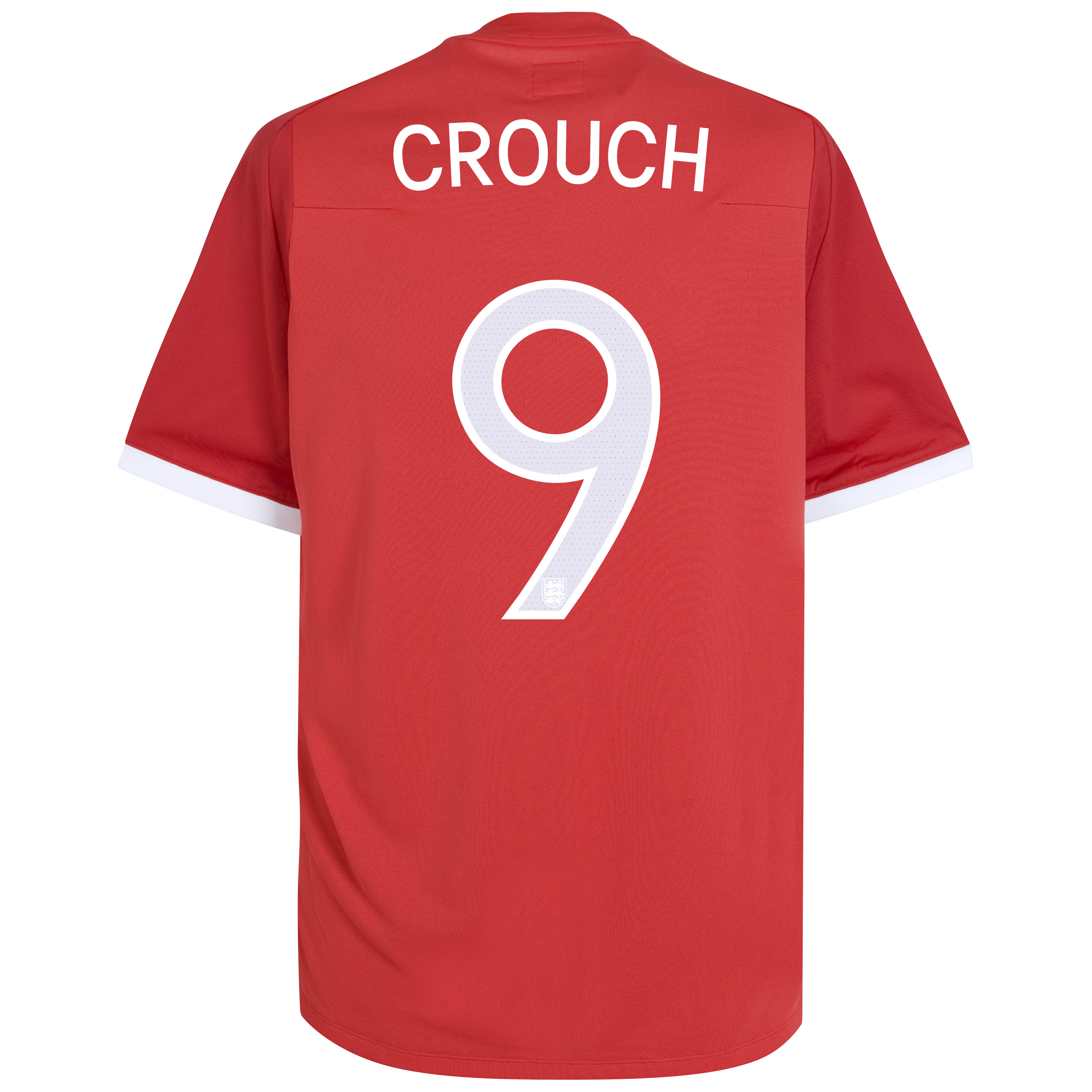 England Away Shirt 2010/12 L.E Insignia with Crouch 9 Printing - Kids England Away Shirt 2010/12 L.E Insignia with Crouch 9 Printing - Kids Small Image