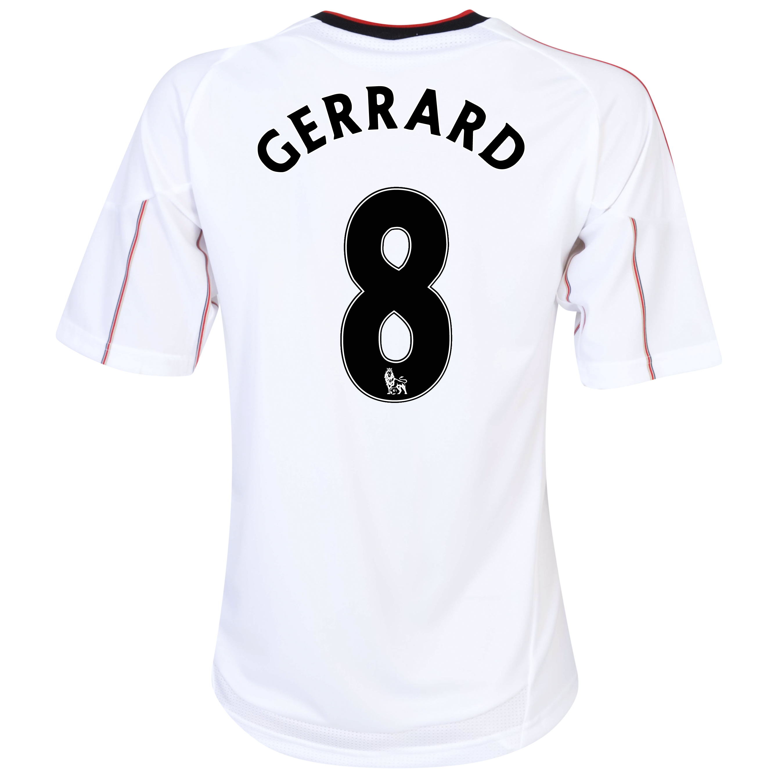 Liverpool Away Shirt 2010/11 with Gerrard 8 printing - Womens
