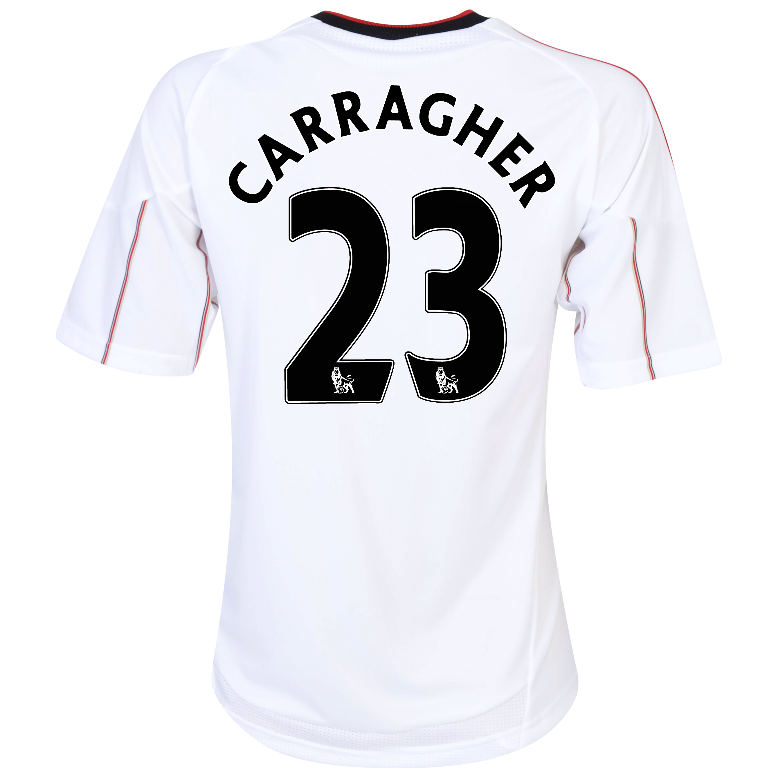 Liverpool Away Shirt 2010/11 with Carragher 23 printing - Womens