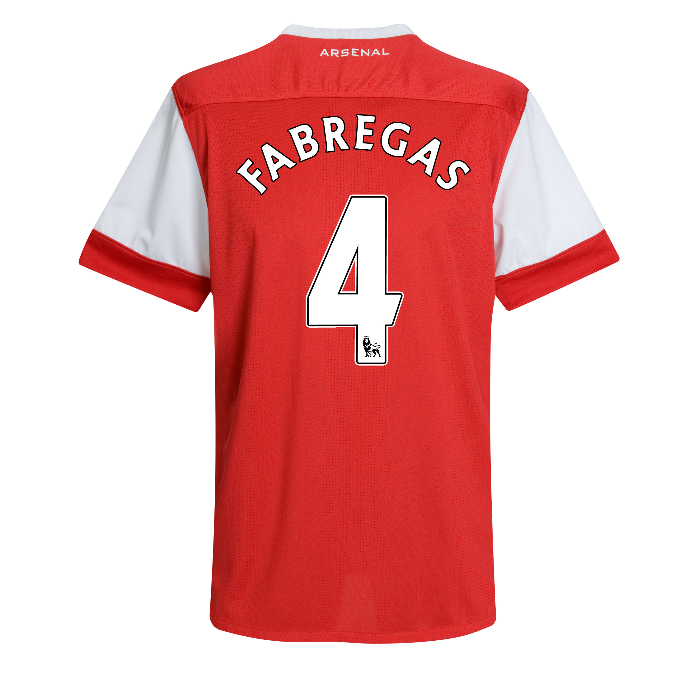Arsenal Home Shirt 2010/11 with Fabregas 4 printing