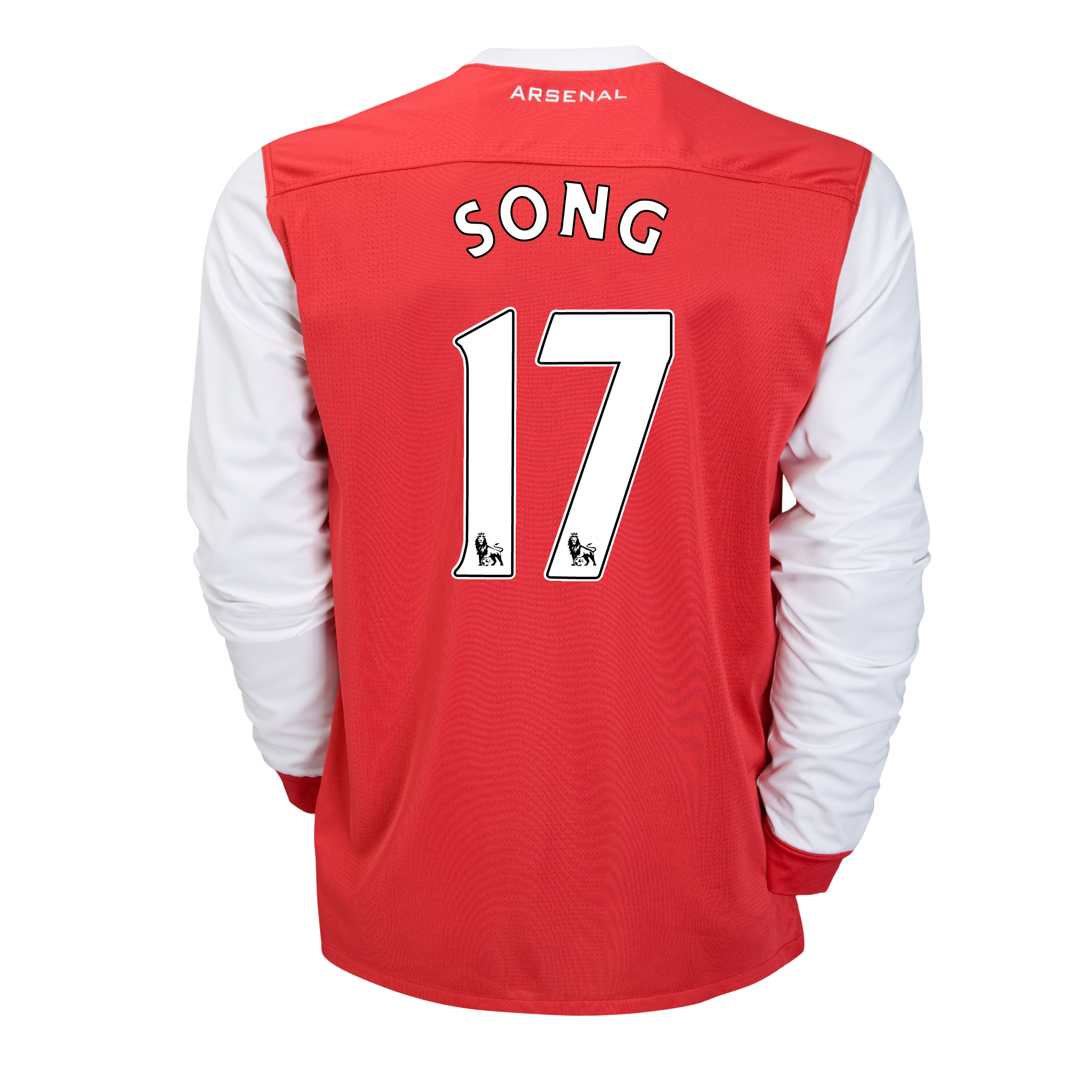 Arsenal Home Shirt 2010~11 with Song 17 printing Long Sleeved