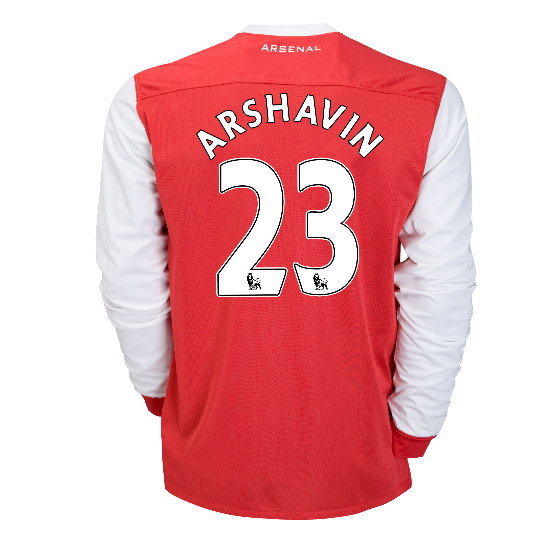 Arsenal Home Shirt 2010~11 with Arshavin 23 printing Long Sleeved