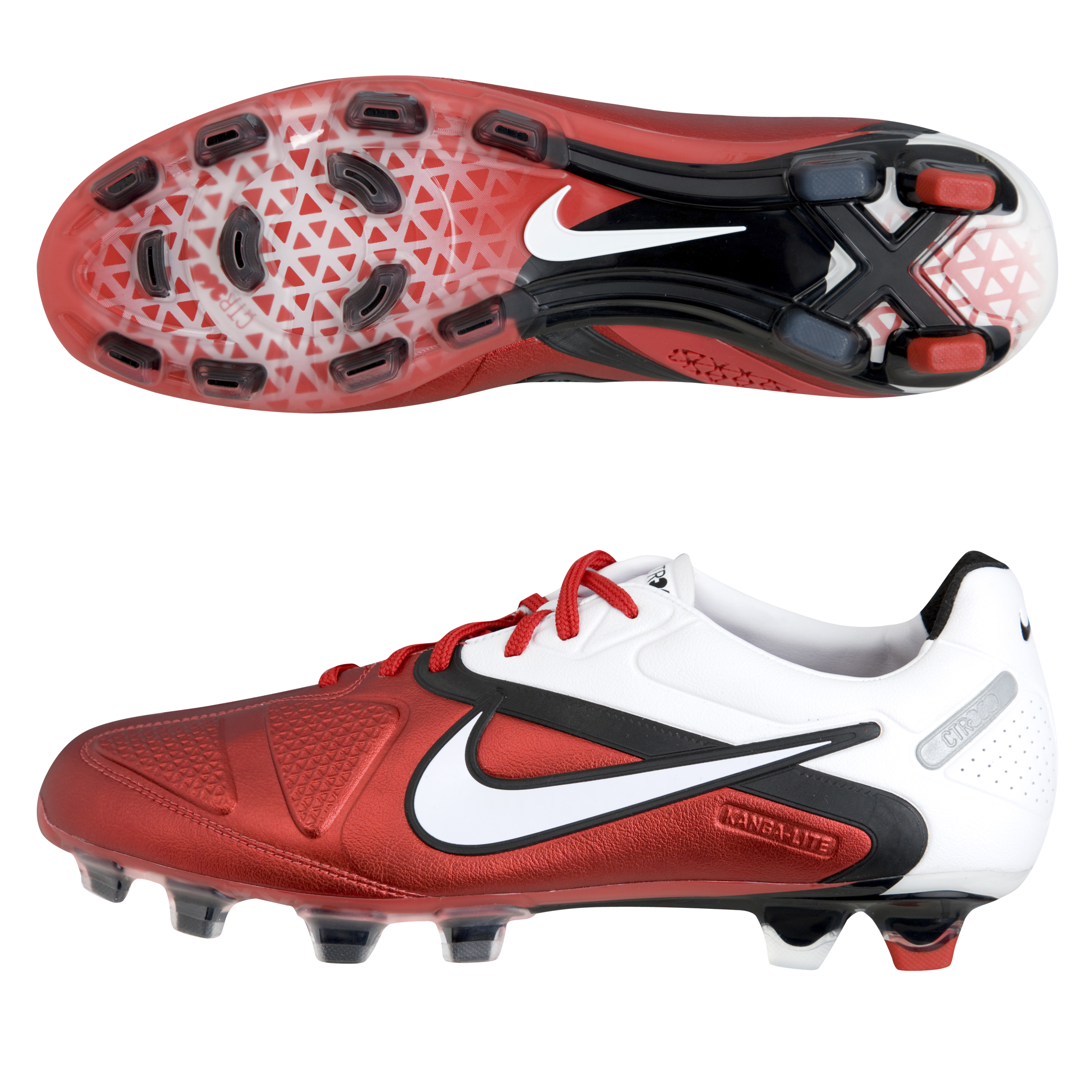 Nike CTR360 Maestri II Firm Ground Football Boots - Challenge Red/White/Black