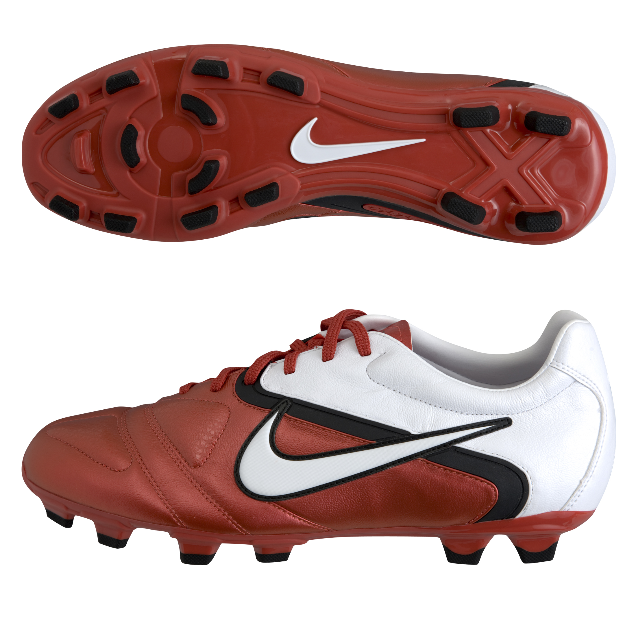 Nike CTR360 Libretto II Firm Ground Football Boots - Challenge Red-White-Black