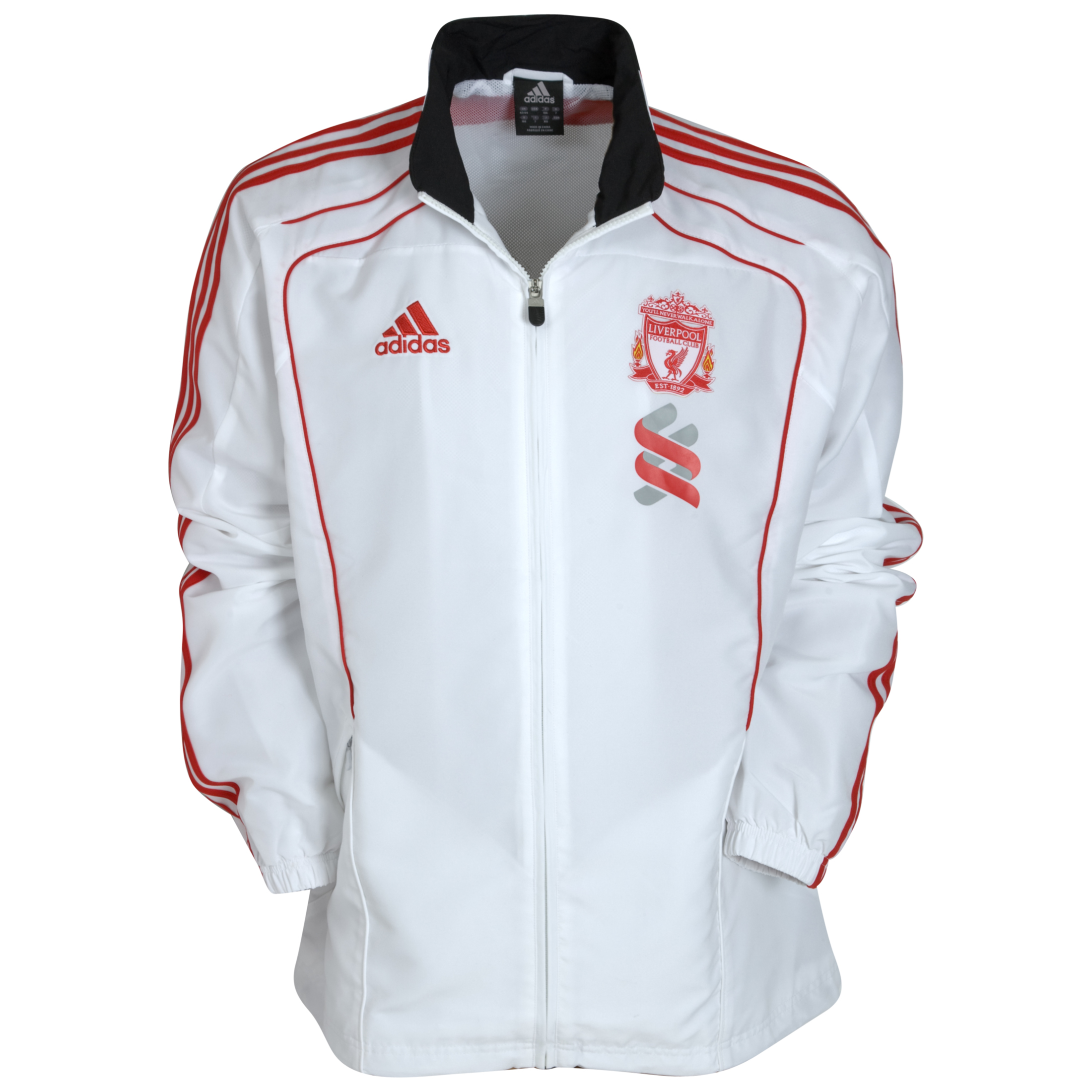 Liverpool Presentation Jacket - White/Light Scarlet