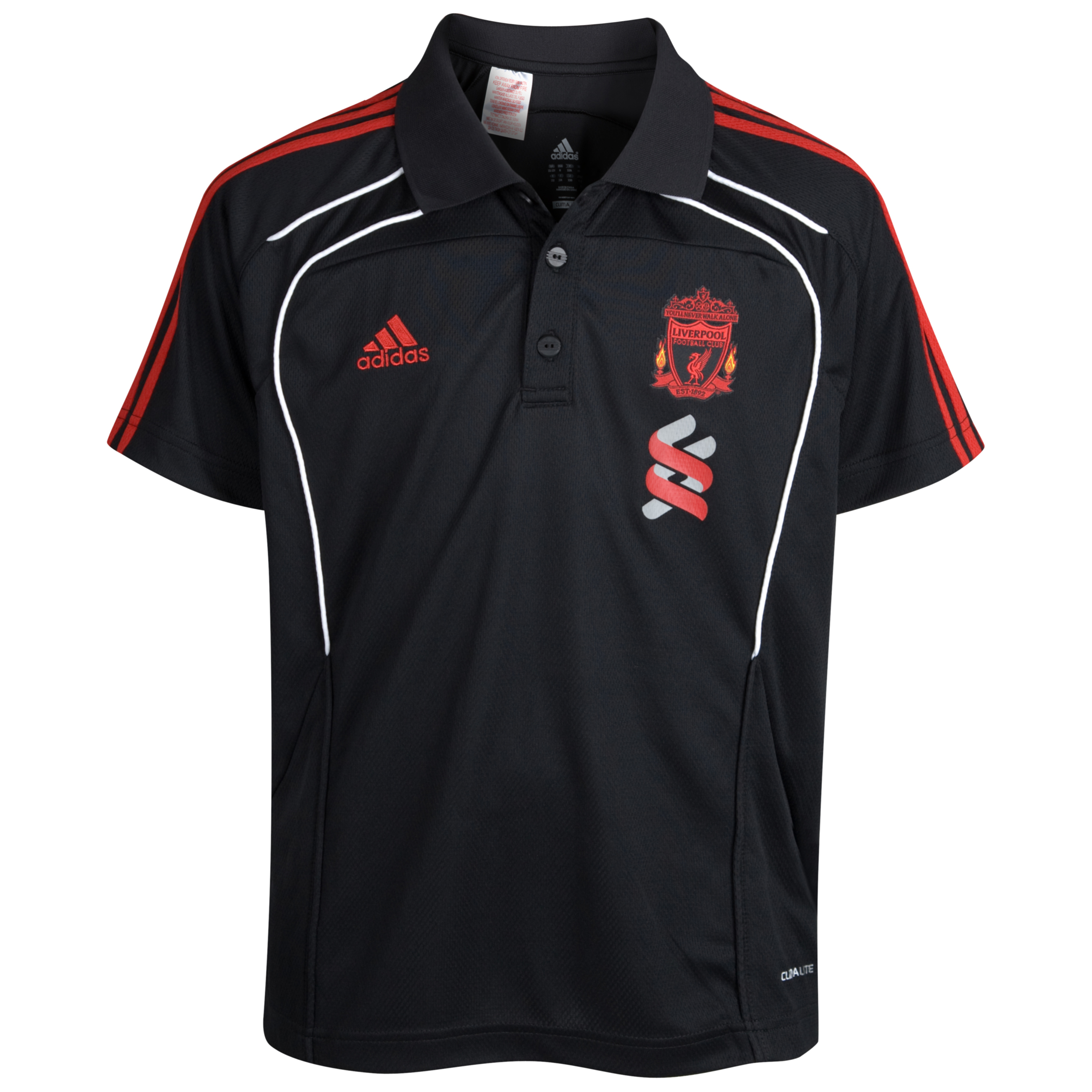 Liverpool ClimaLite Polo Shirt - Black/Light Scarlet - Kids